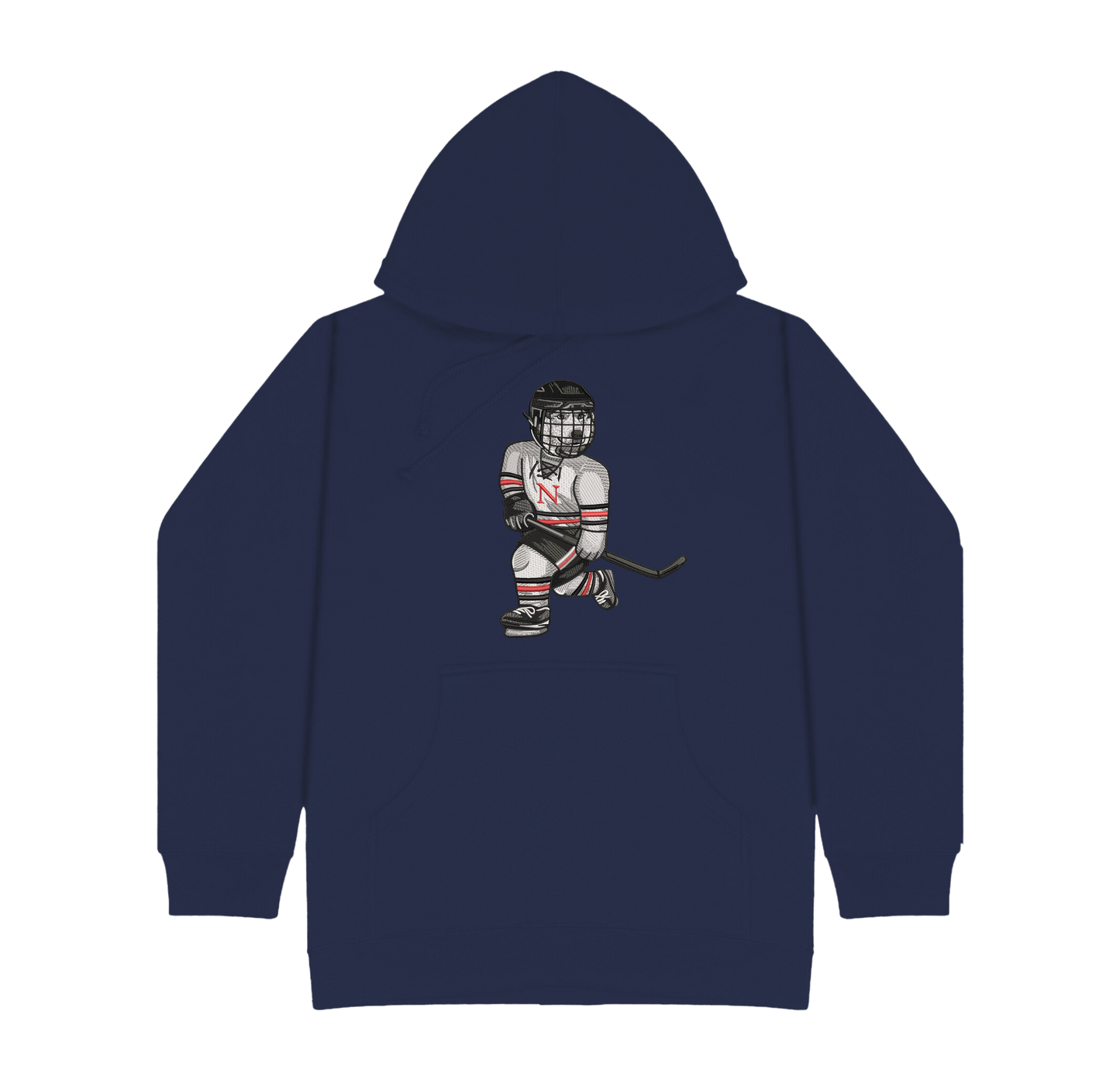 Northeastern Hockey Embroidered Hoodie
