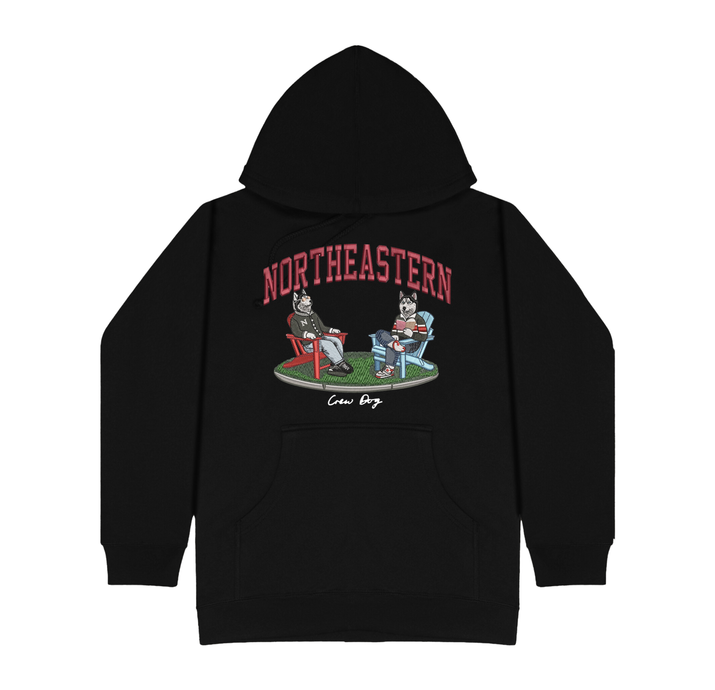 Northeastern Lawn Embroidered Hoodie