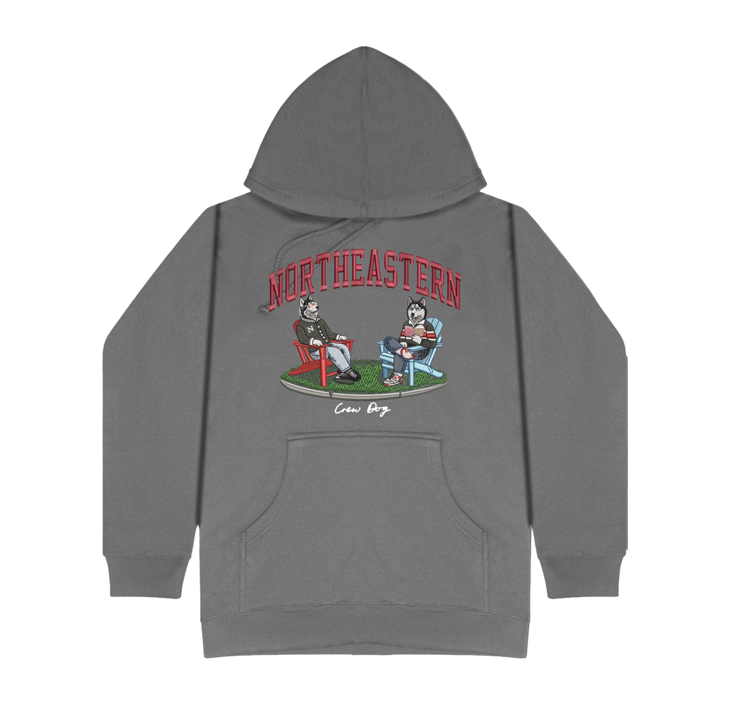 Northeastern Lawn Embroidered Hoodie