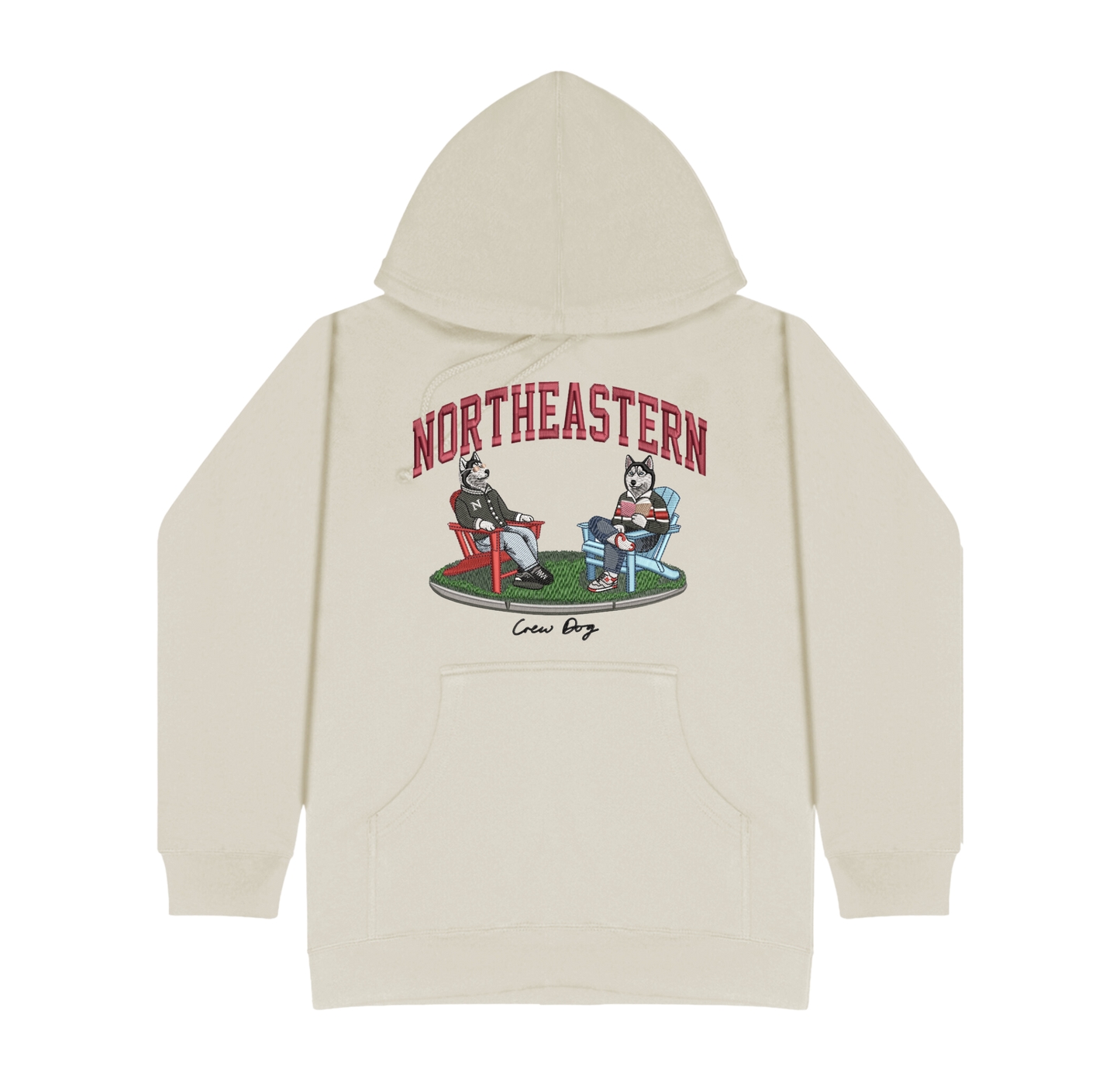 Northeastern Lawn Embroidered Hoodie