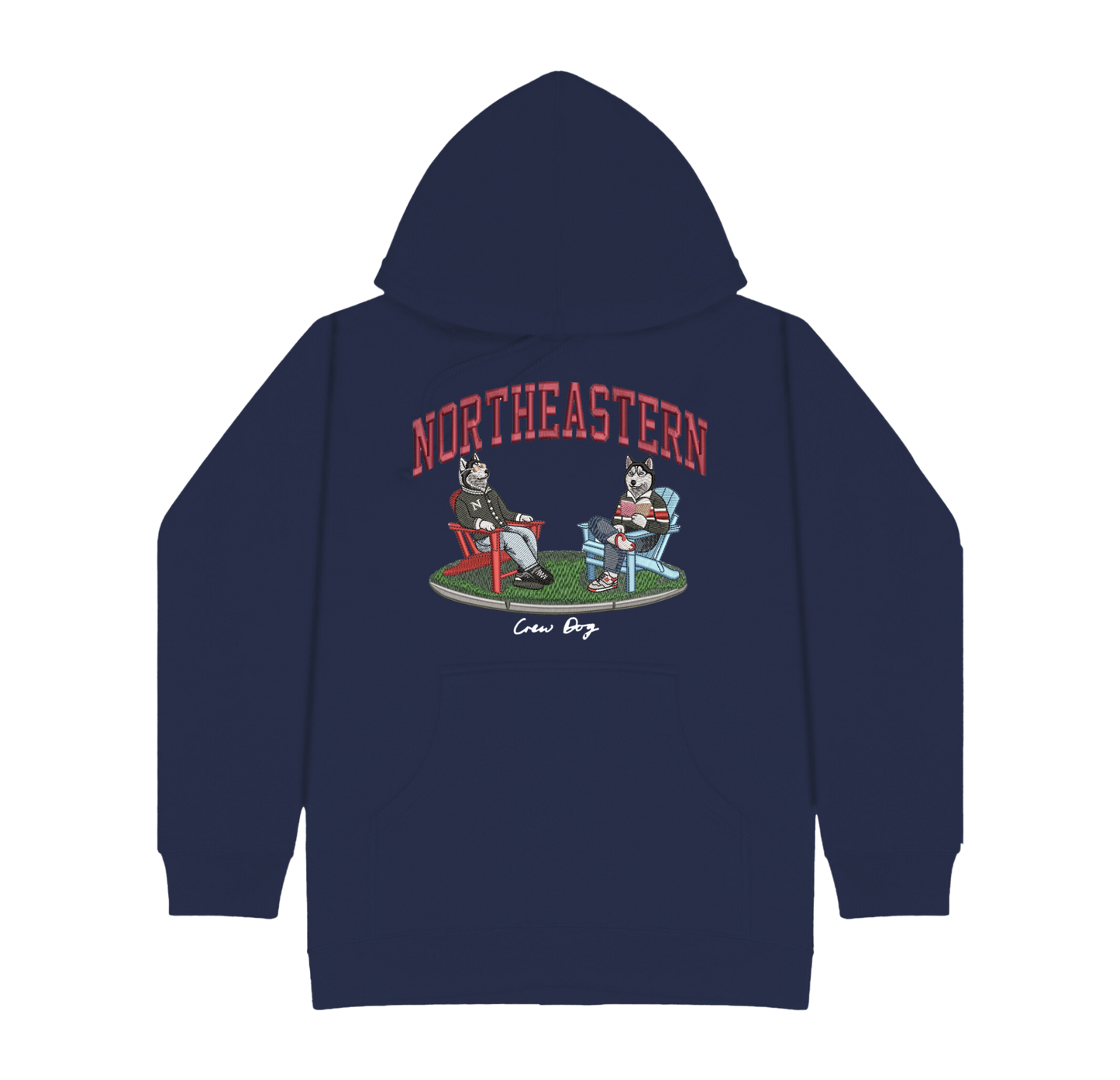 Northeastern Lawn Embroidered Hoodie