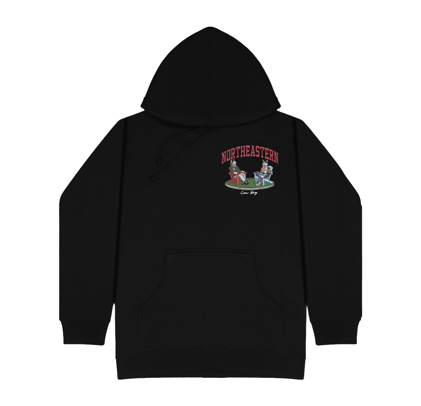 Northeastern Lawn Embroidered Hoodie