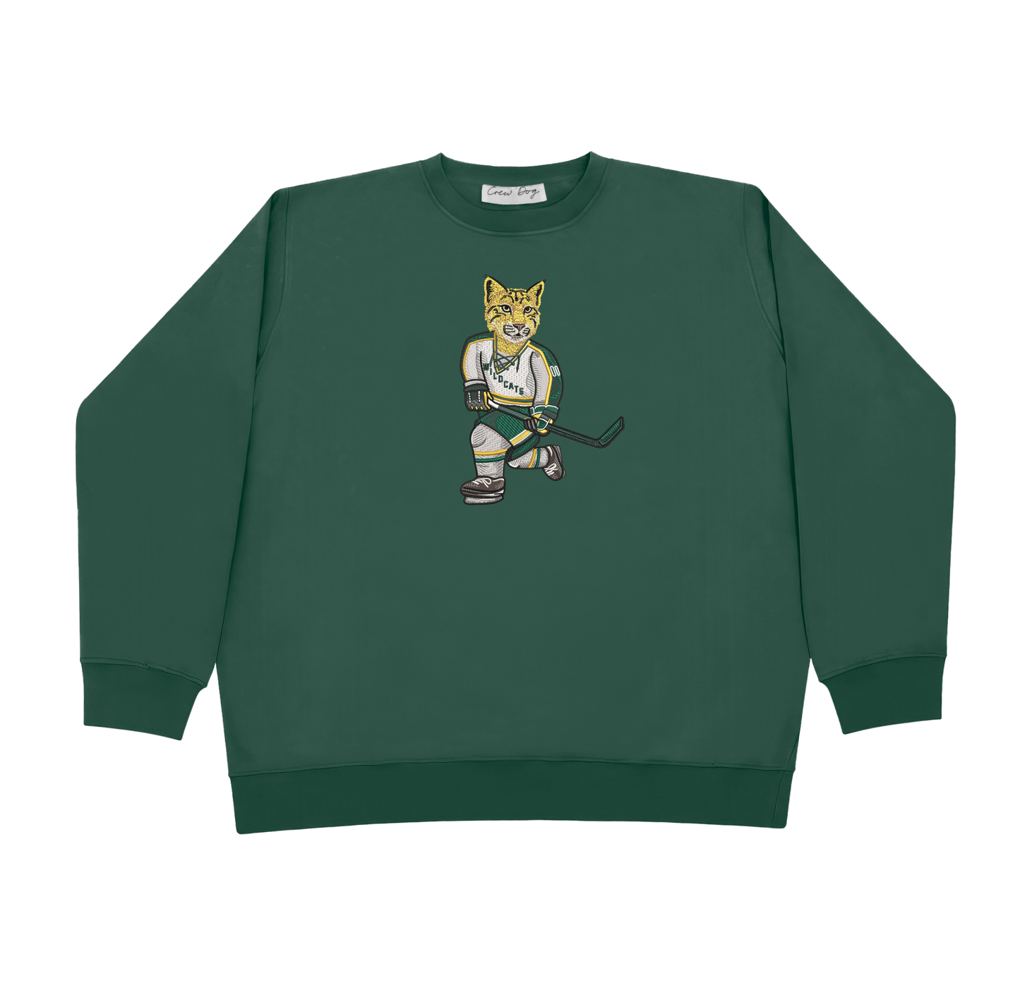 NMU Hockey Embroidered Crewneck