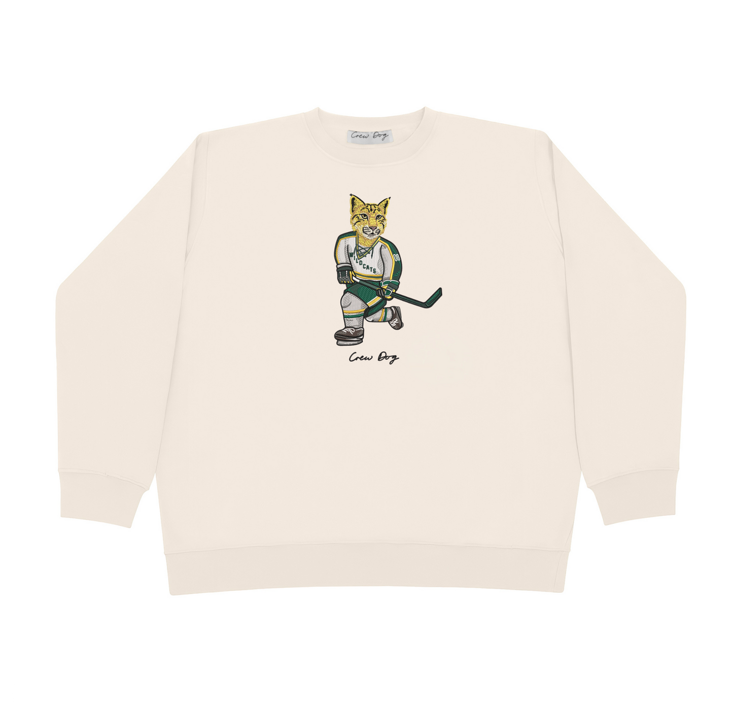 NMU Hockey Embroidered Crewneck