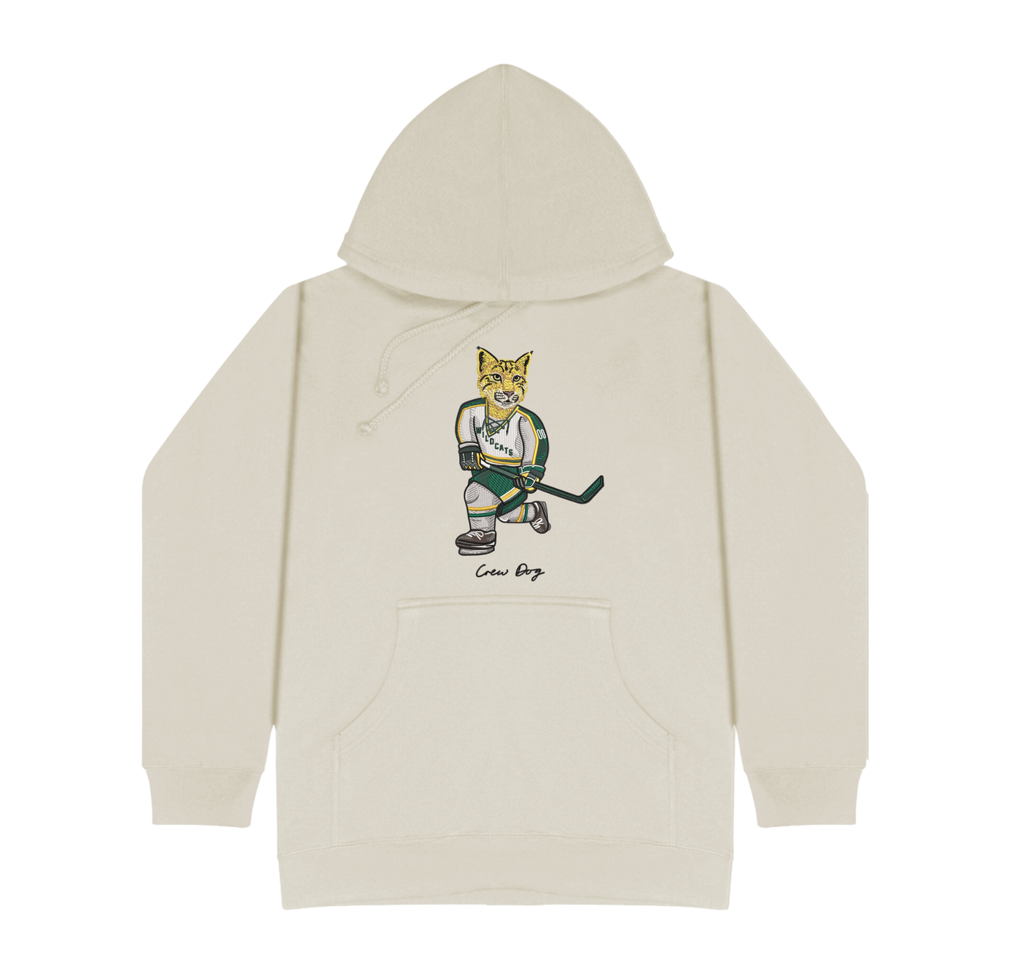 NMU Hockey Embroidered Hoodie