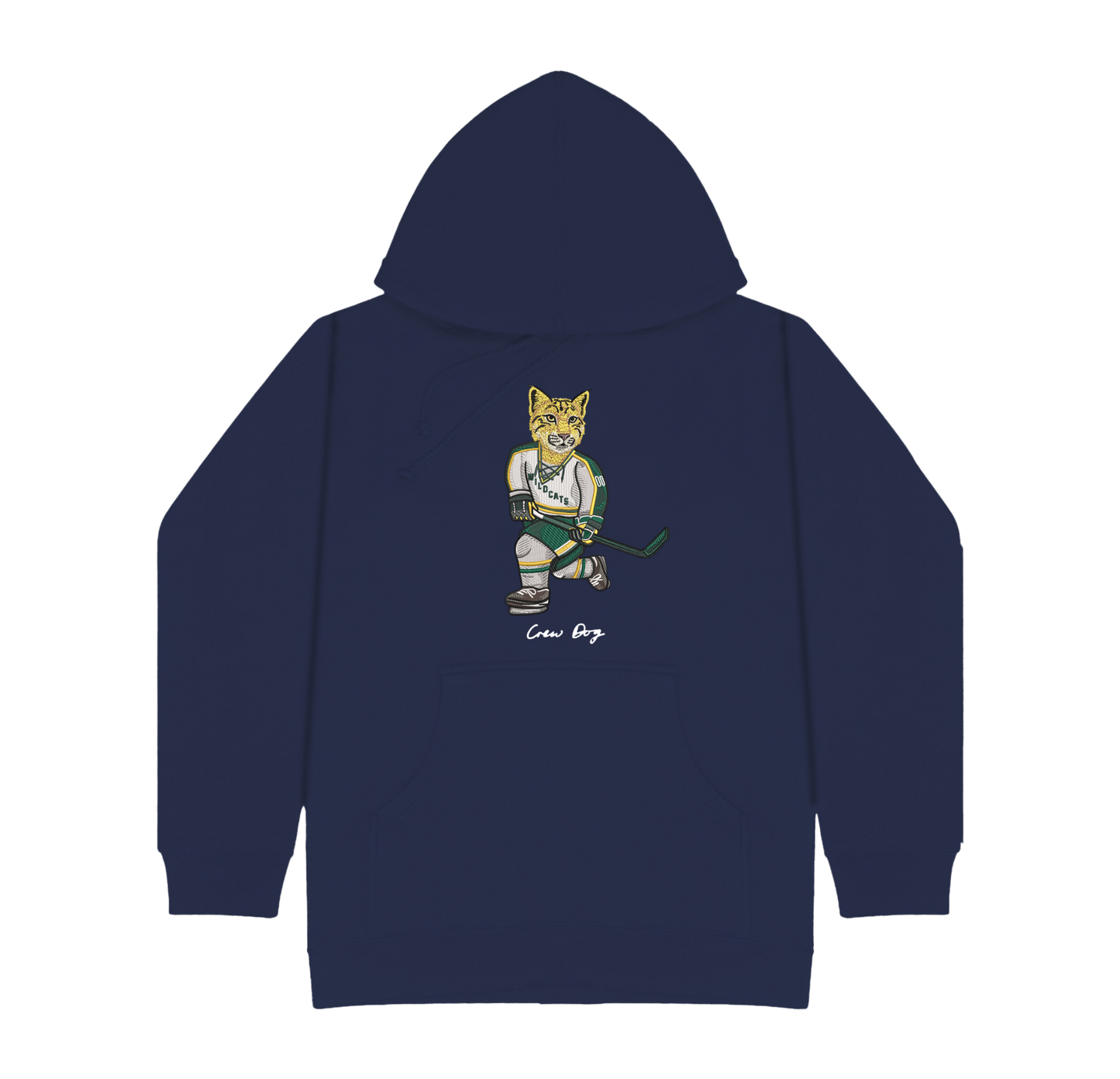 NMU Hockey Embroidered Hoodie