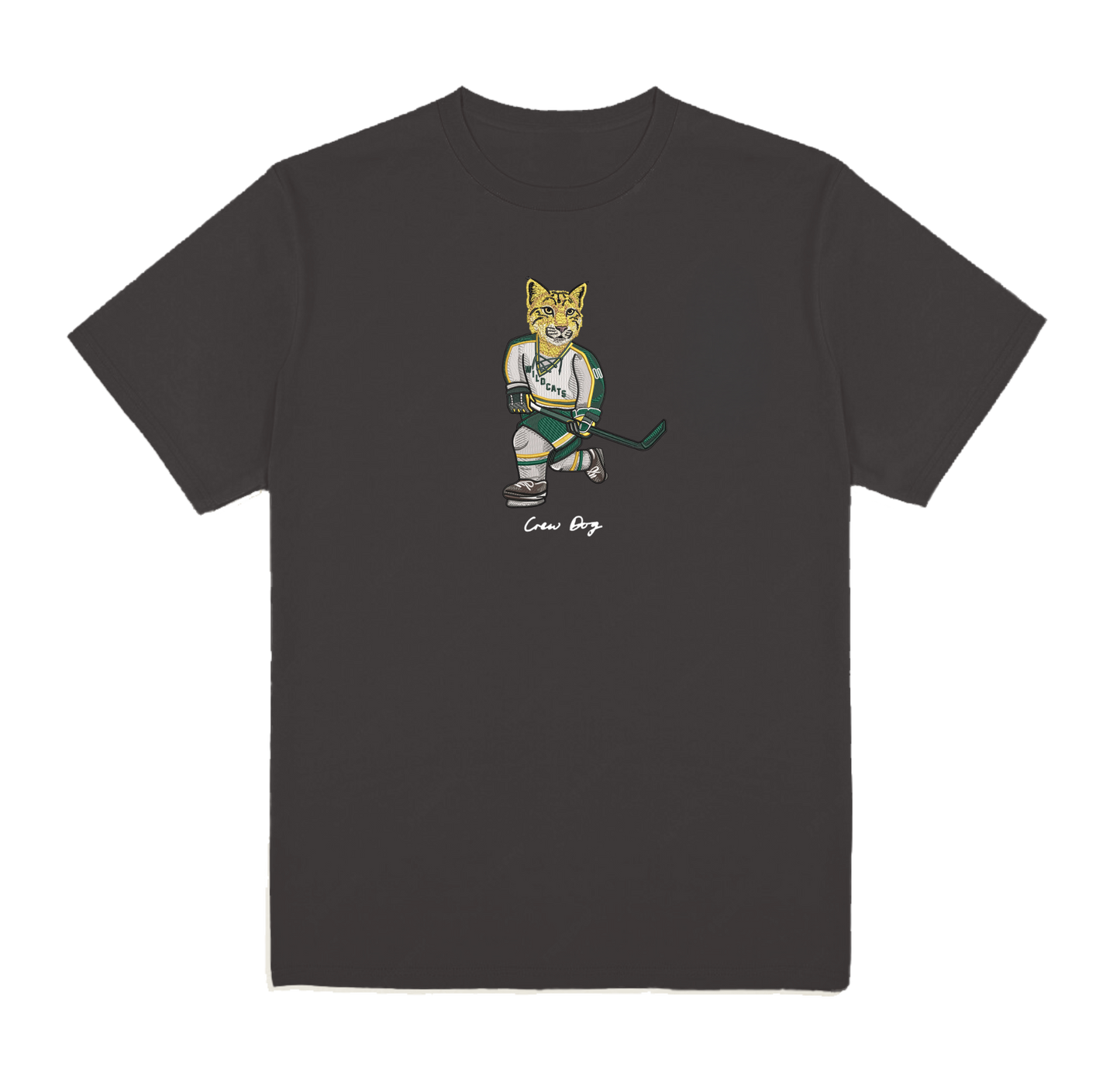 NMU Hockey Embroidered Tee