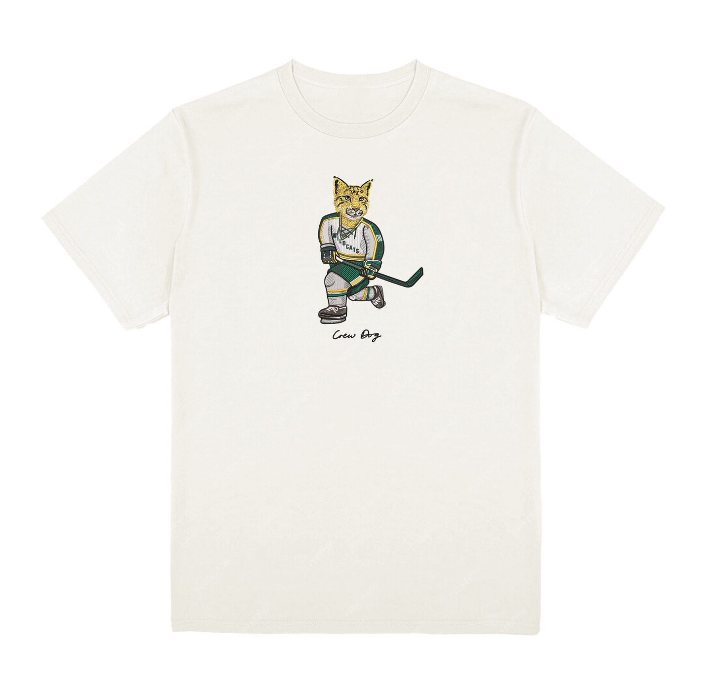 NMU Hockey Embroidered Tee