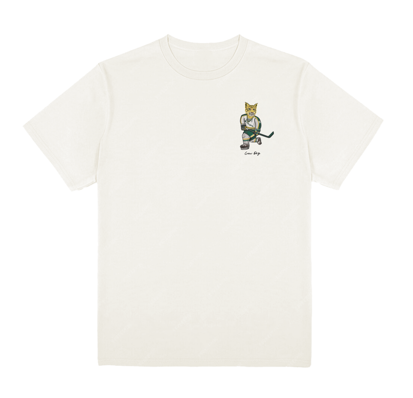 NMU Hockey Embroidered Tee