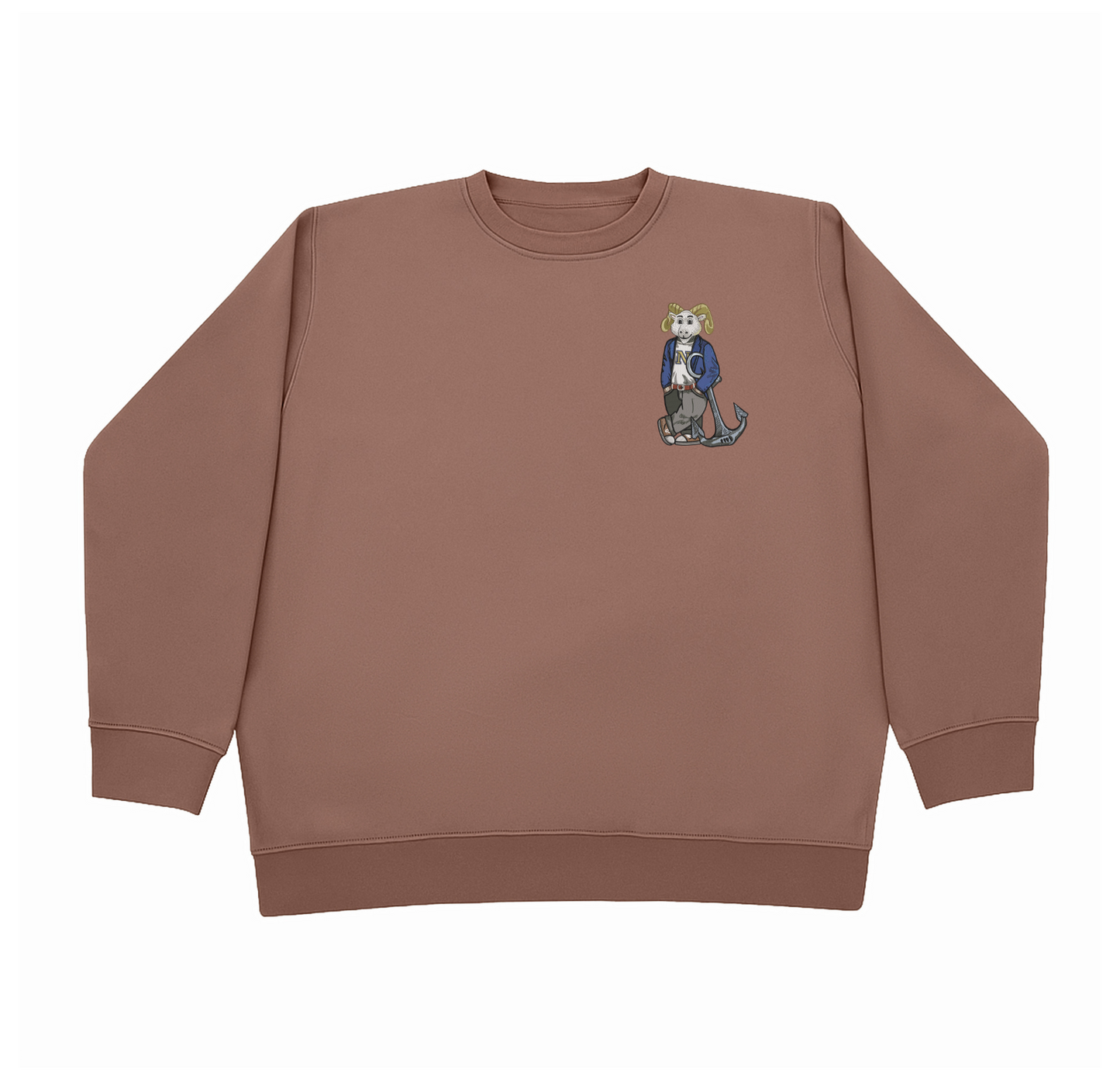 Navy Original Embroidered Crewneck