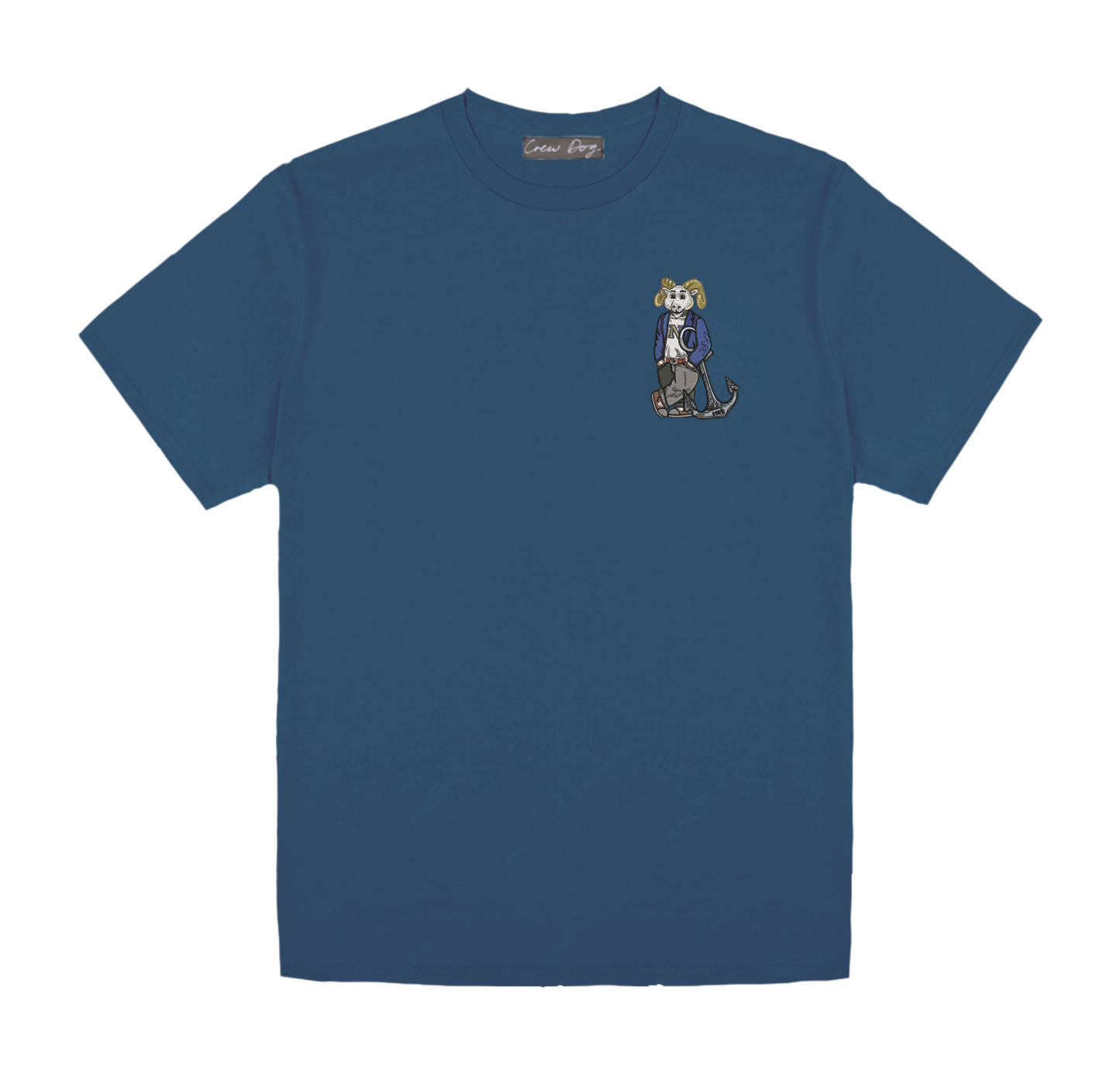 Navy Original Embroidered Tee