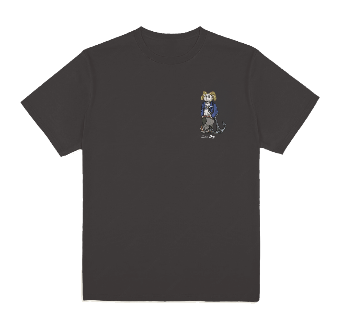 Embroidered Navy Shirt