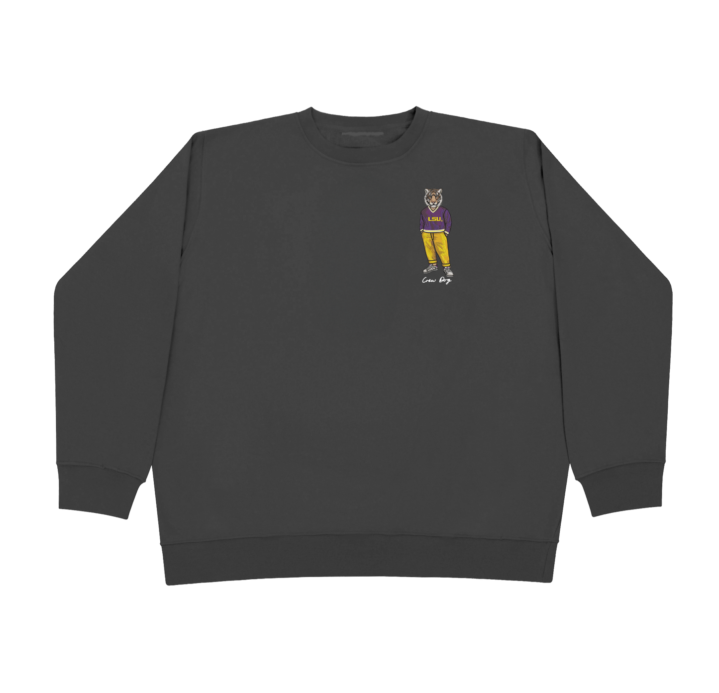 LSU Original Embroidered Crewneck