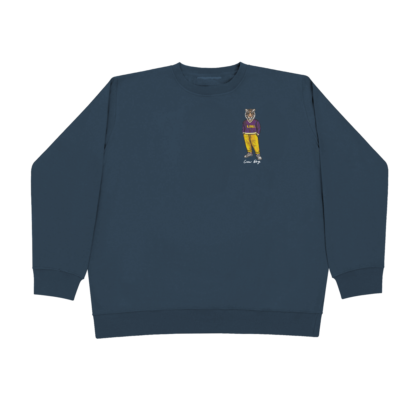 LSU Original Embroidered Crewneck