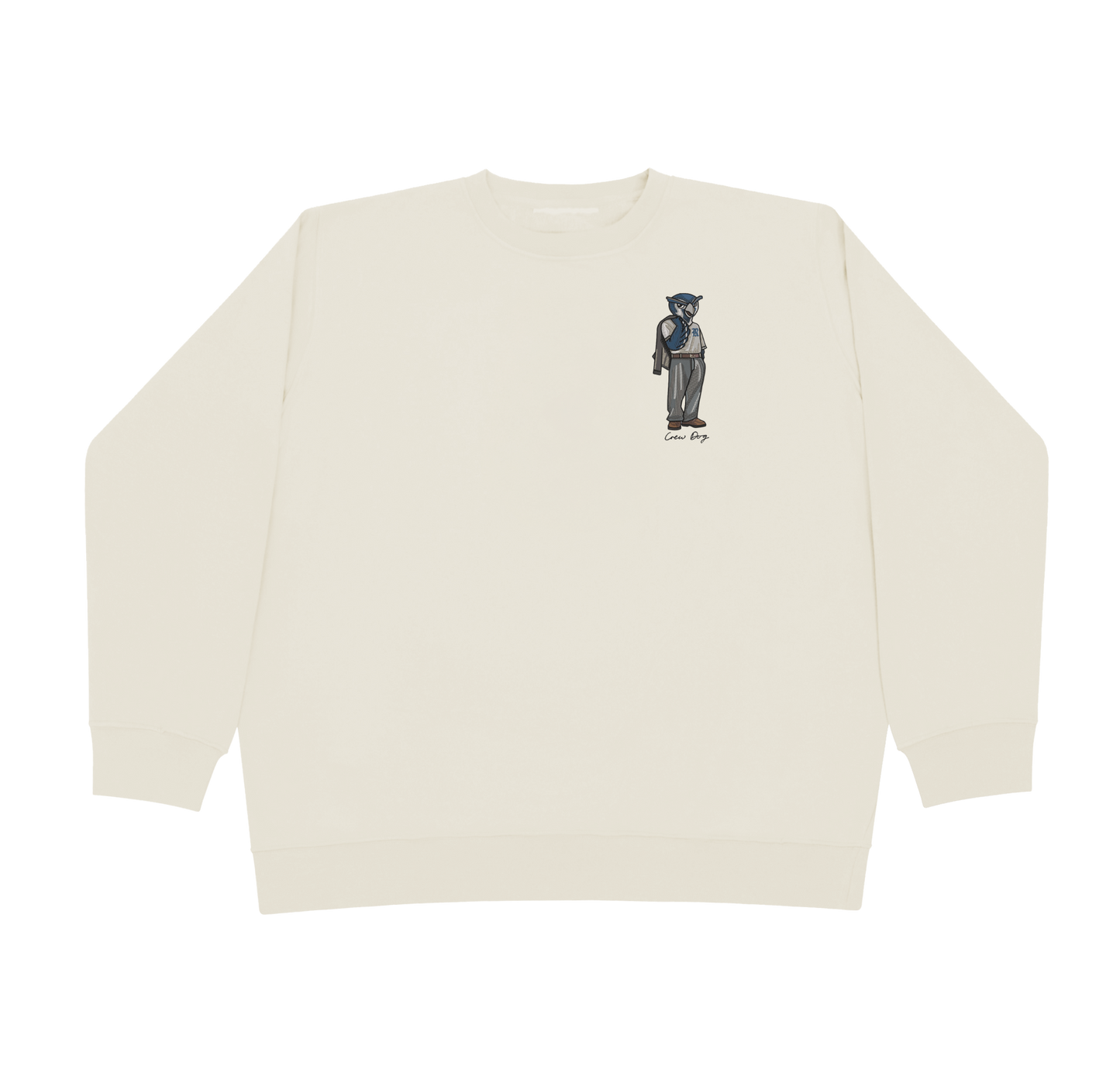Rice Original Embroidered Crewneck