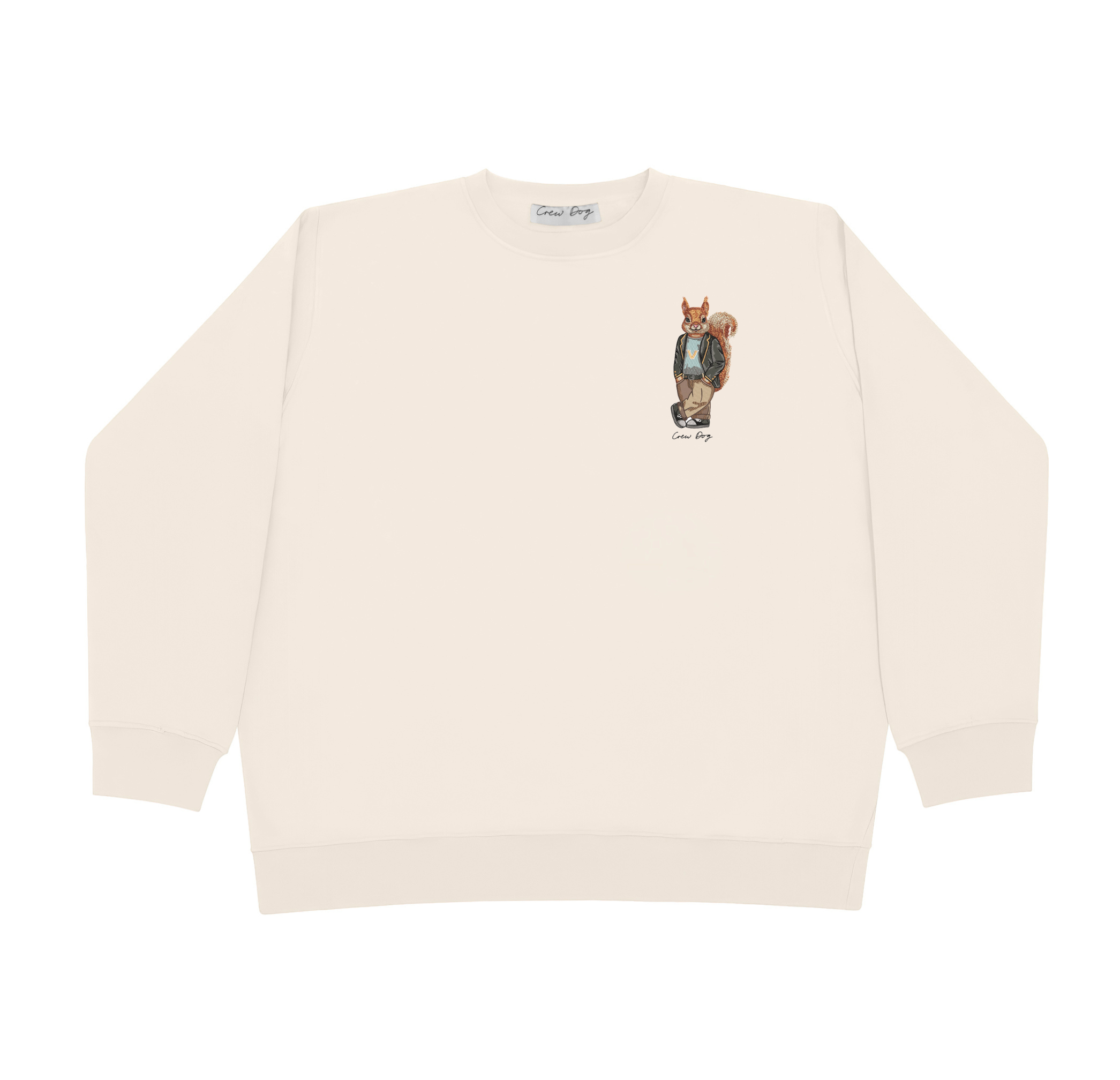 お歳暮 のし OGVandyCrewneckCream_pocket_d3 トップス