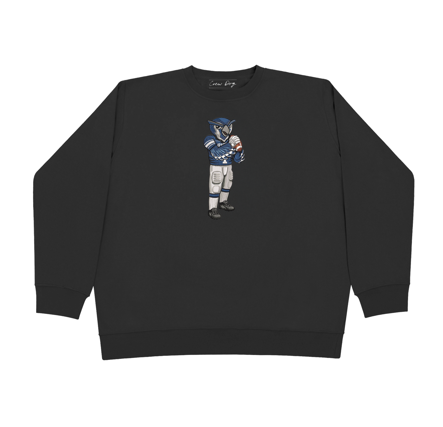 Rice University Football Embroidered Crewneck
