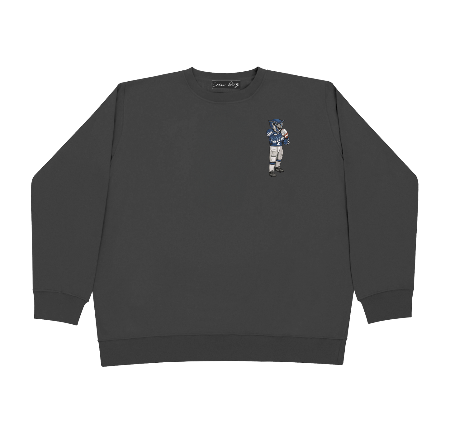 Rice University Football Embroidered Crewneck