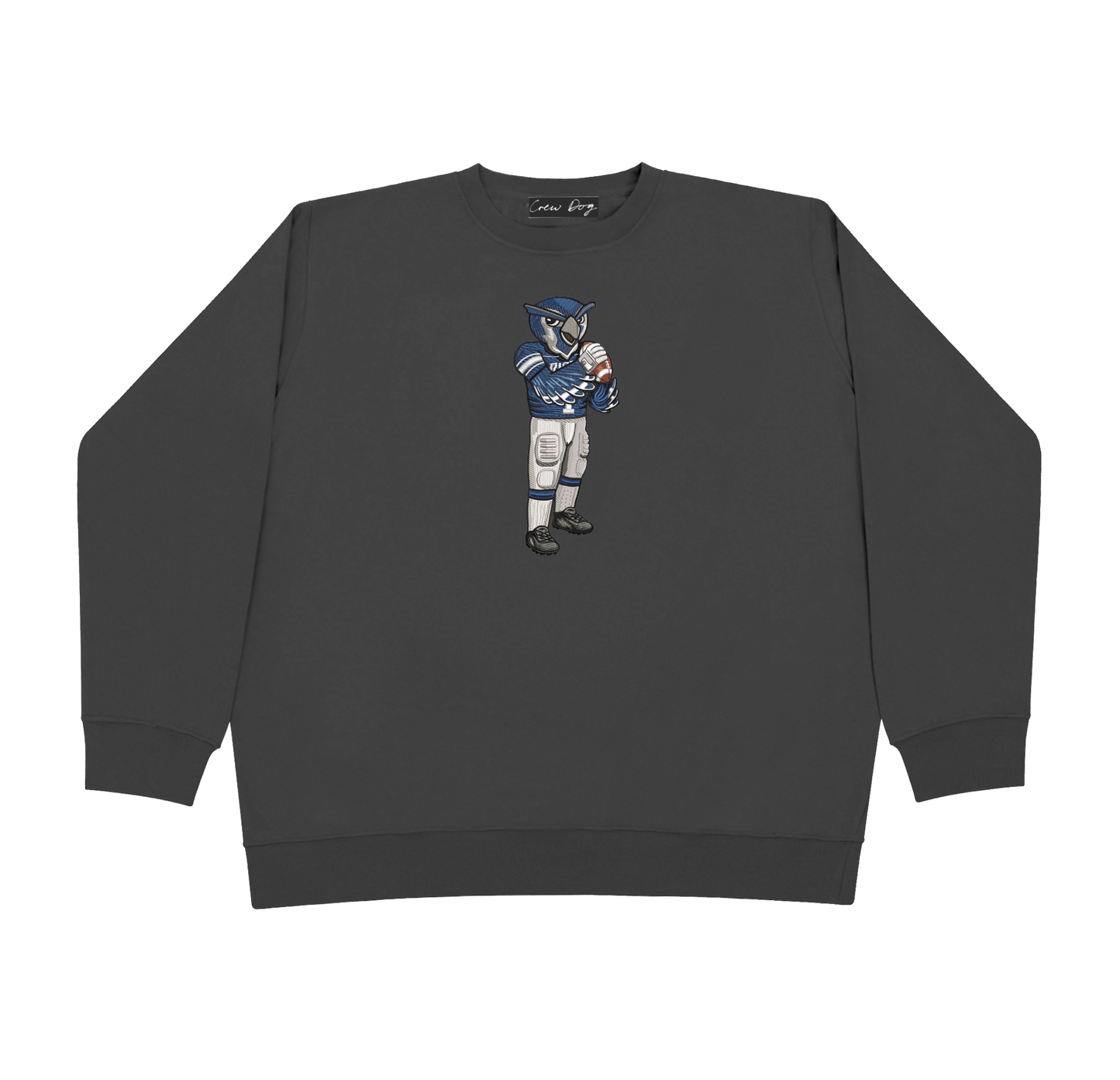 Rice University Football Embroidered Crewneck
