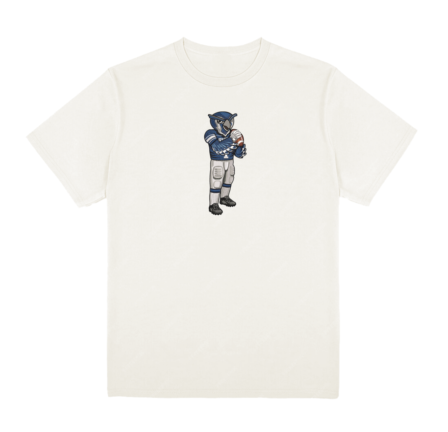 Rice University Football Embroidered Tee
