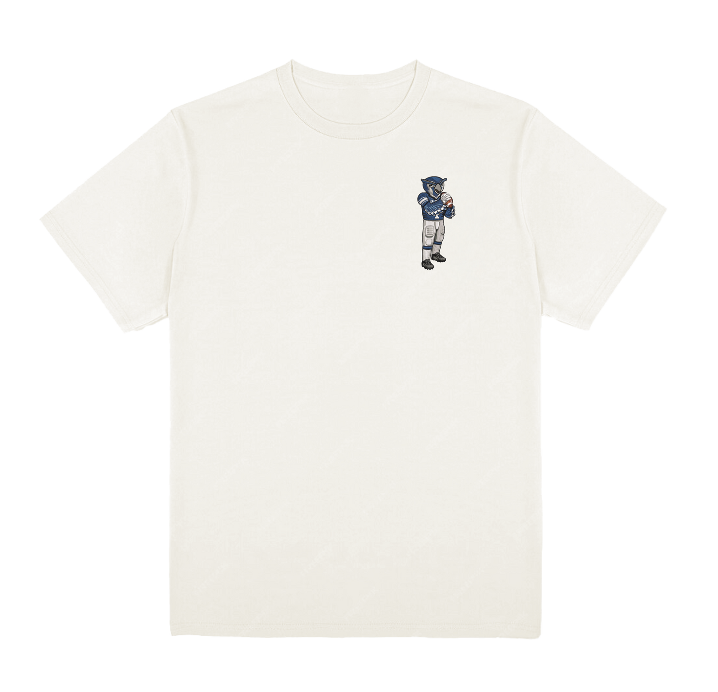 Rice University Football Embroidered Tee