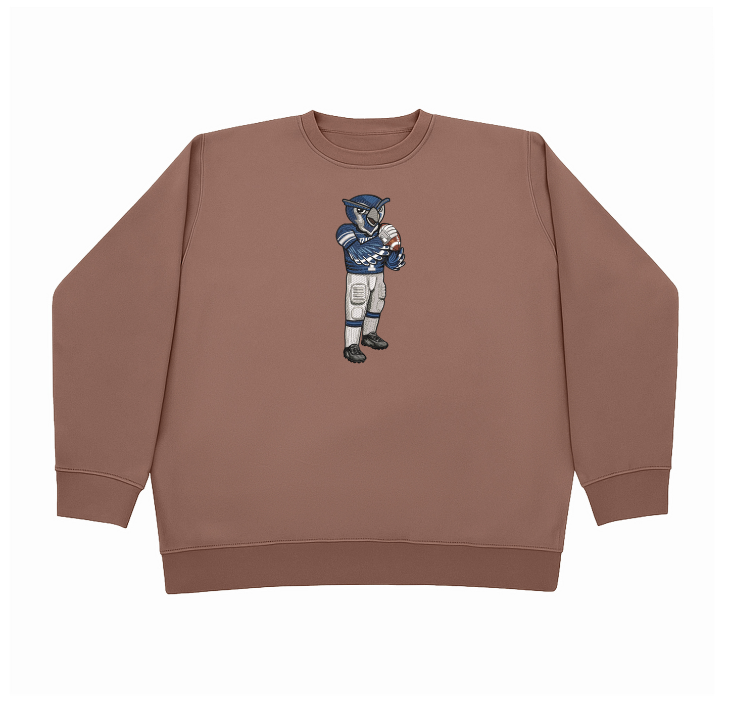 Rice University Football Embroidered Crewneck