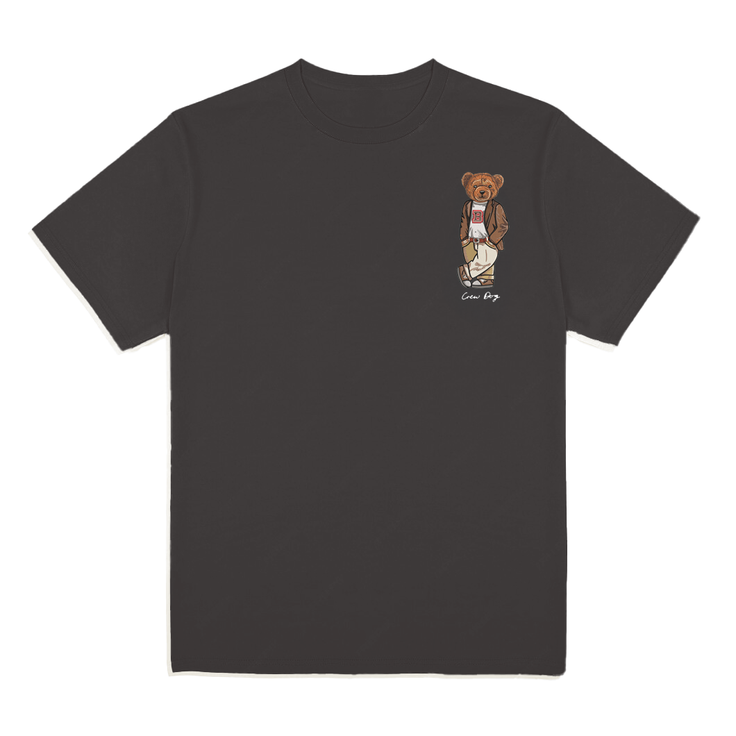 Brown Original Embroidered Tee