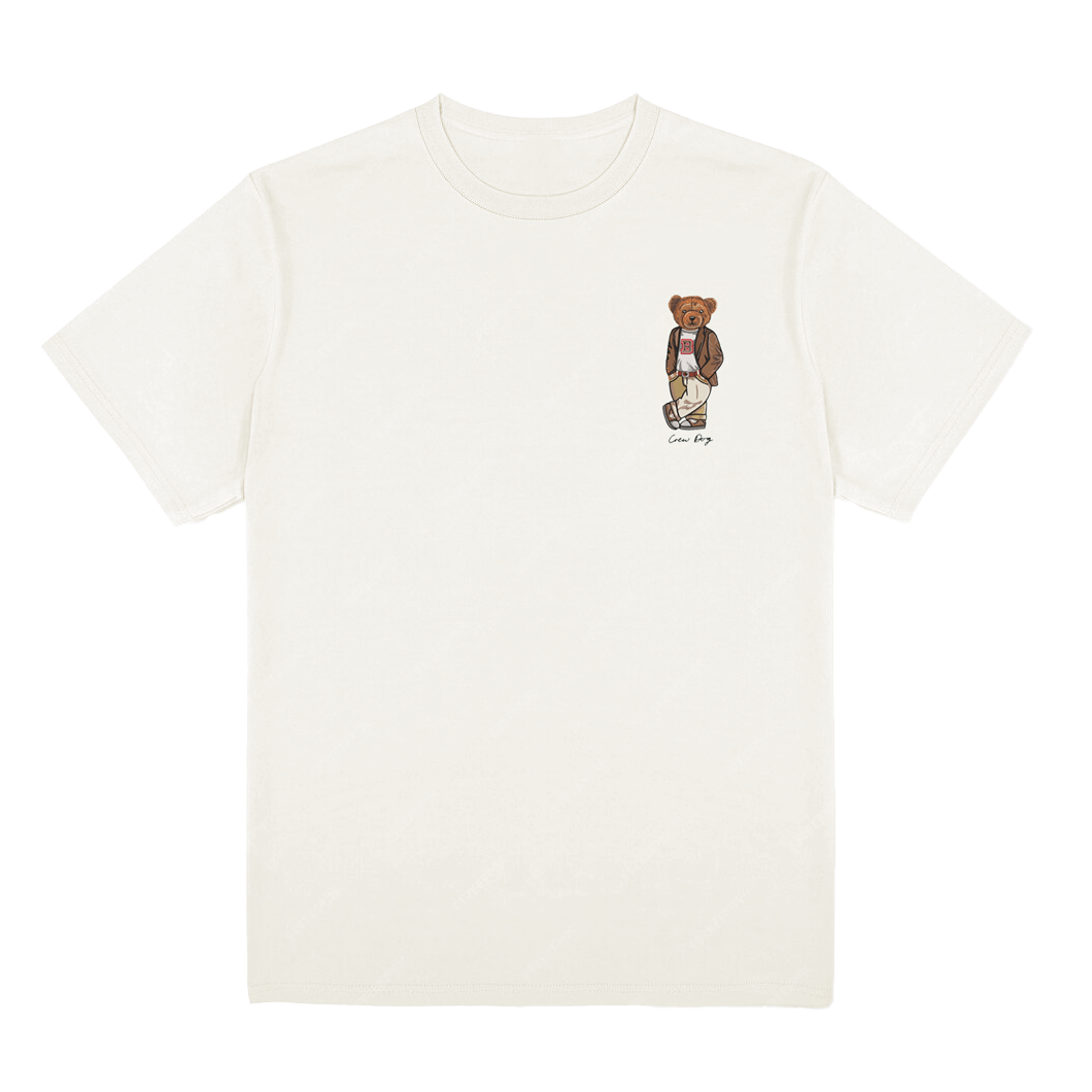 Brown Original Embroidered Tee