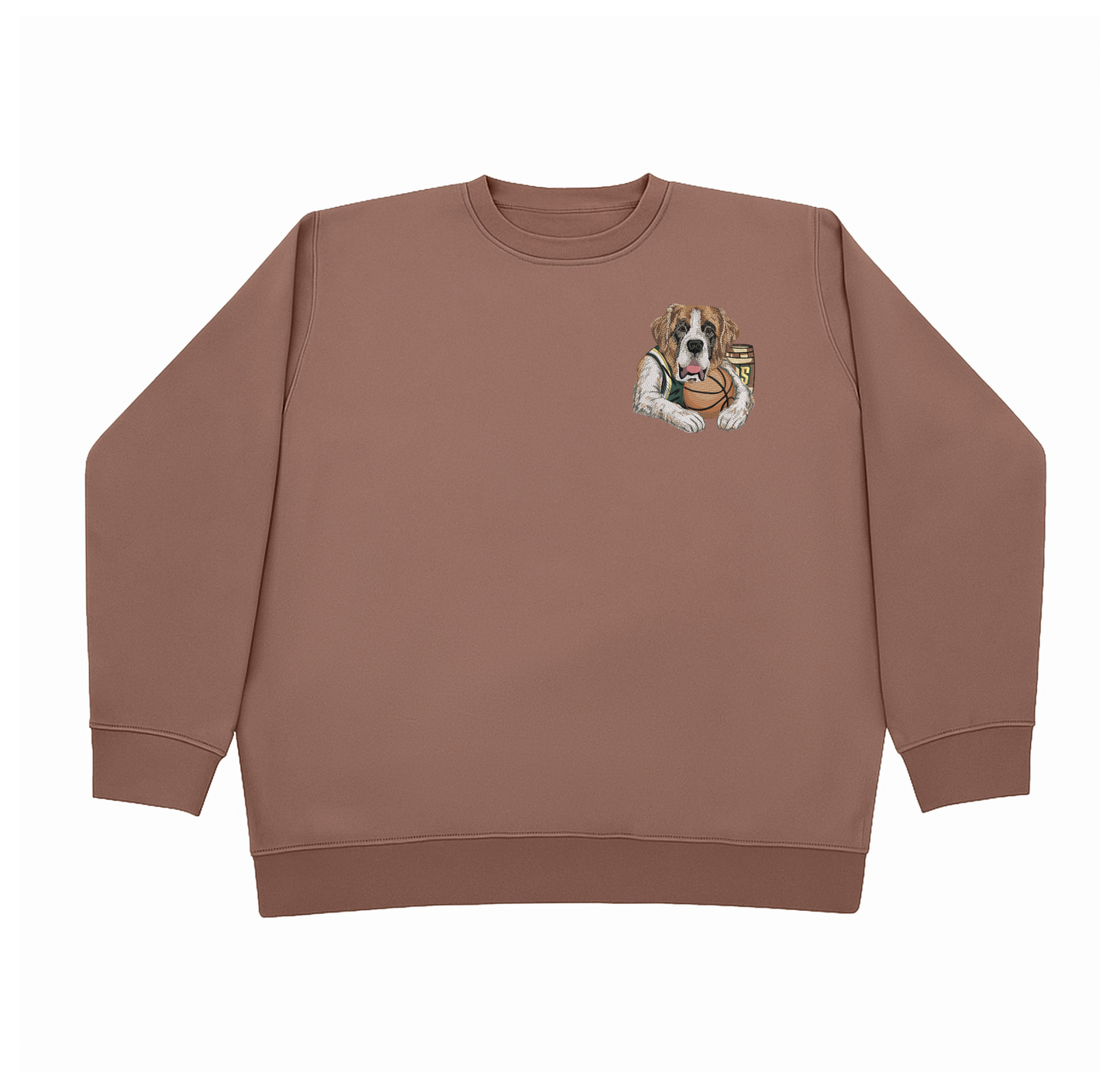 Siena Basketball Embroidered Crewneck