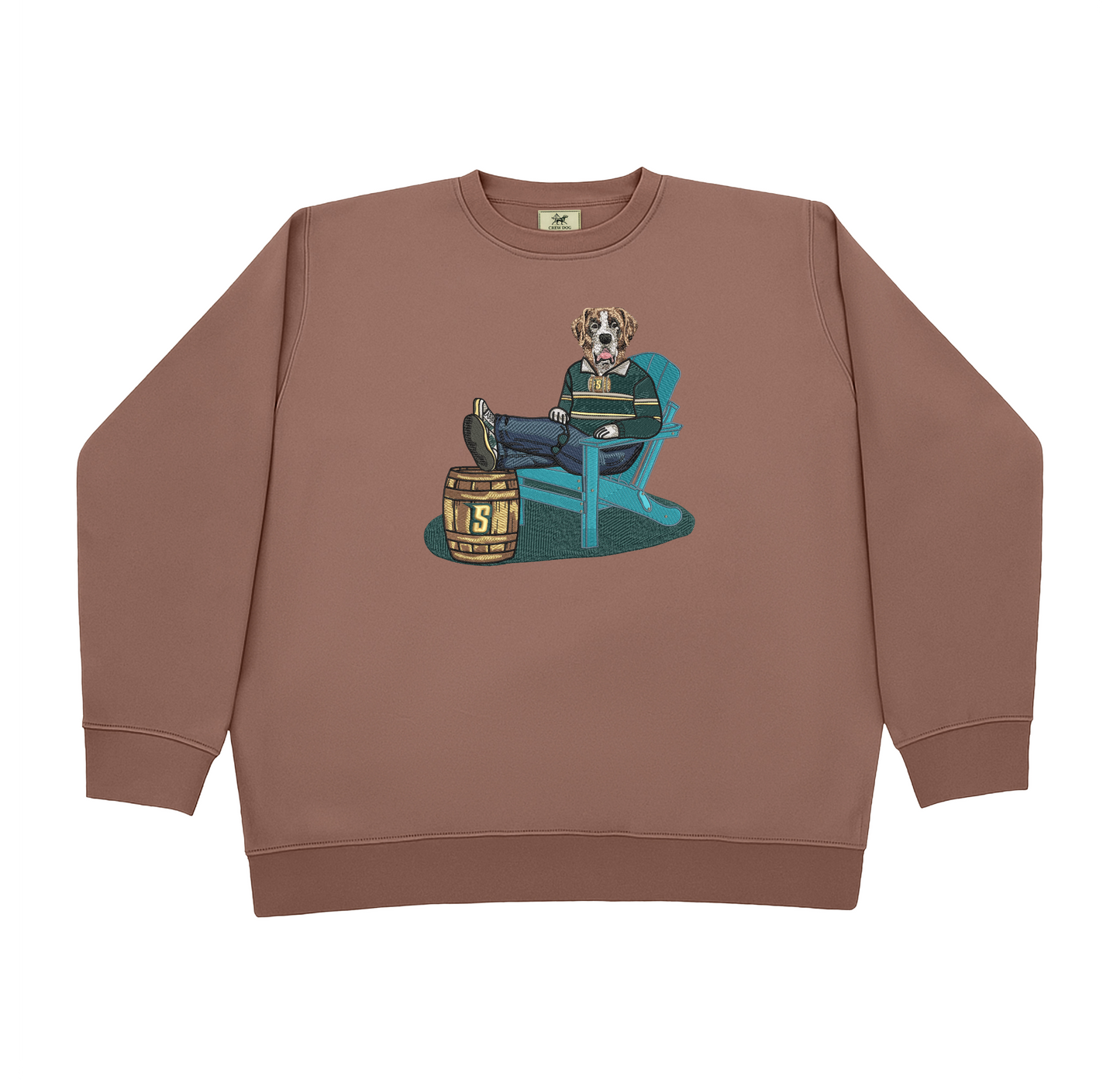 Siena Lounging Embroidered Crewneck