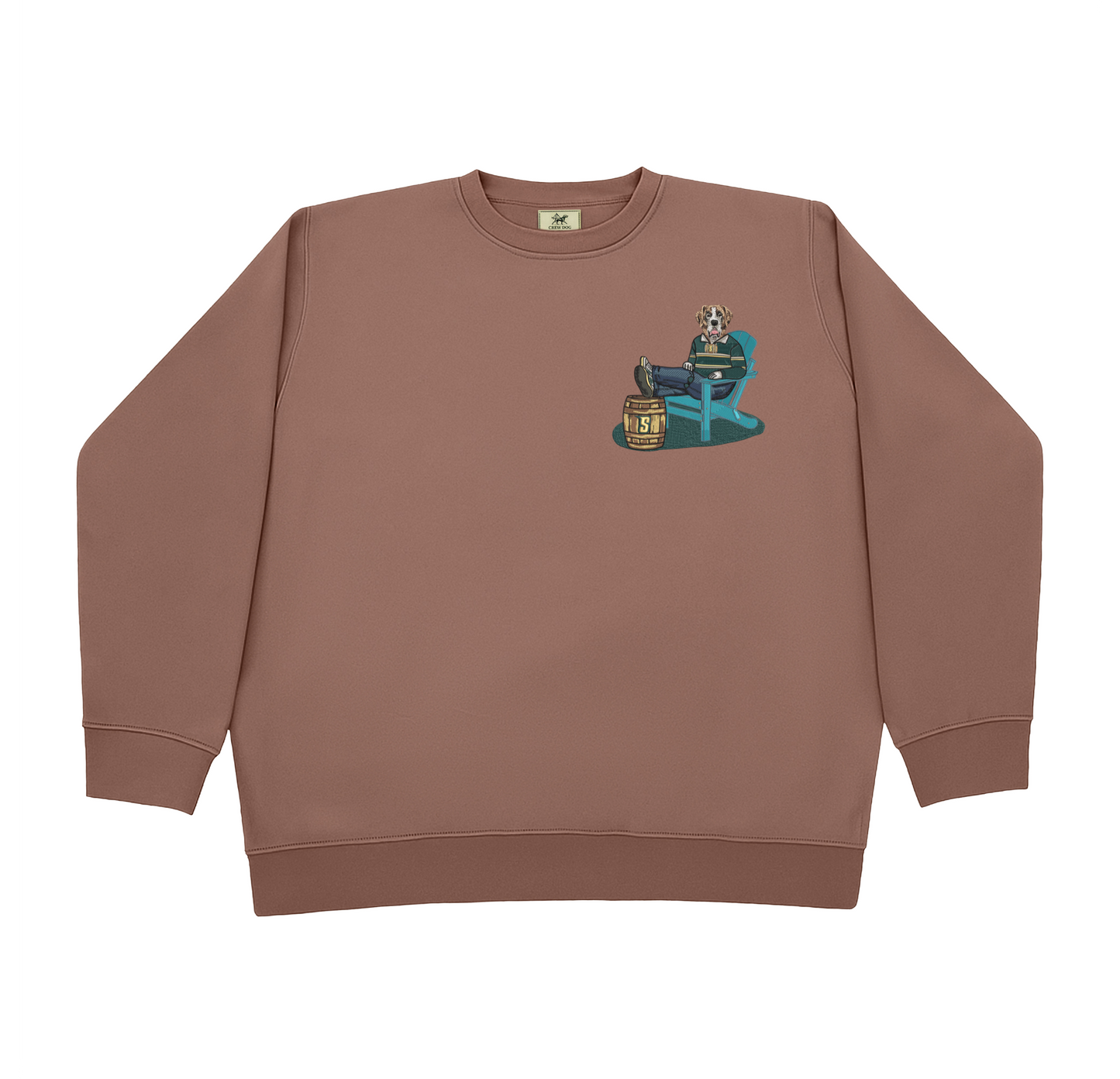 Siena Lounging Embroidered Crewneck