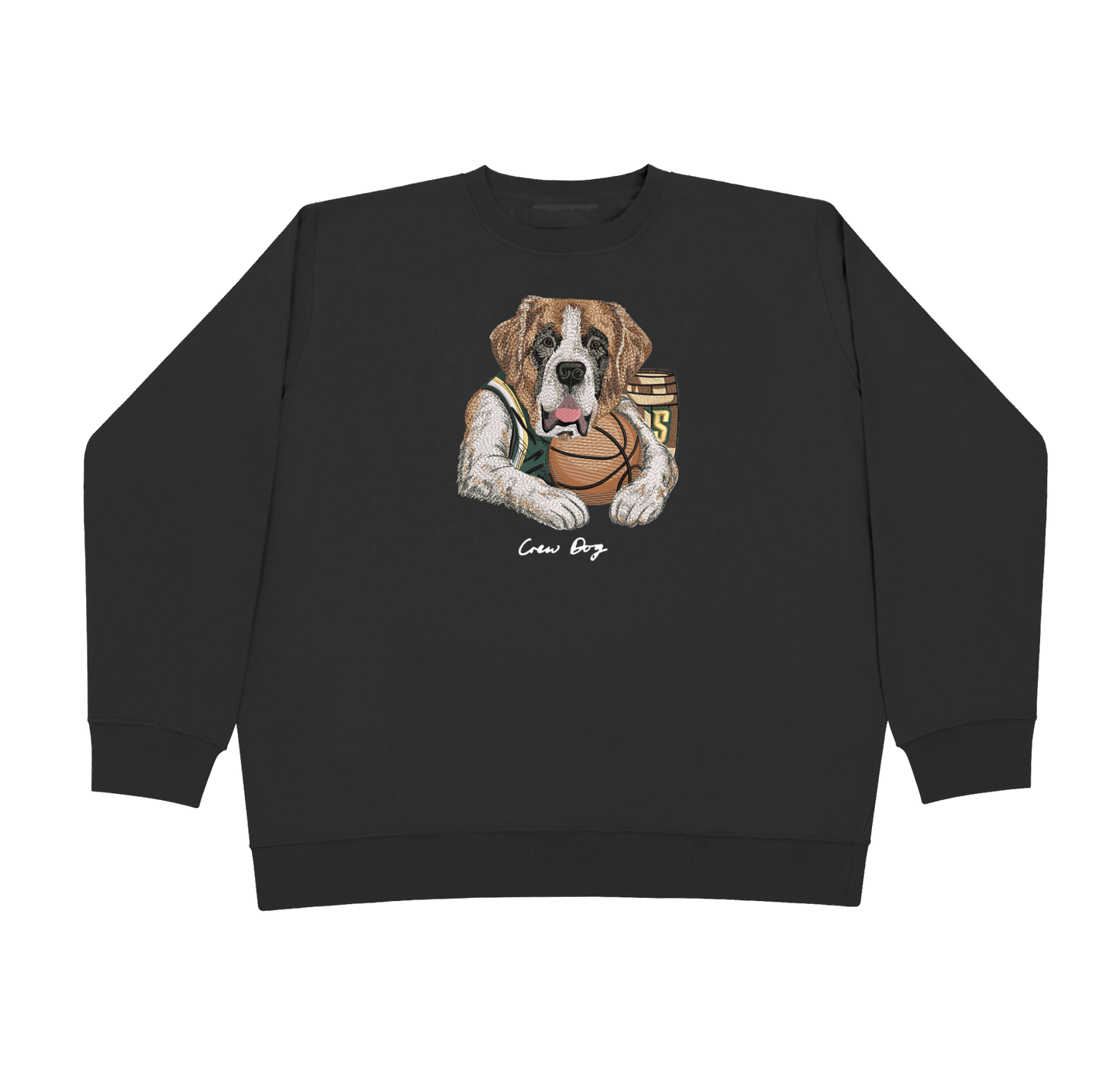 Siena Basketball Embroidered Crewneck