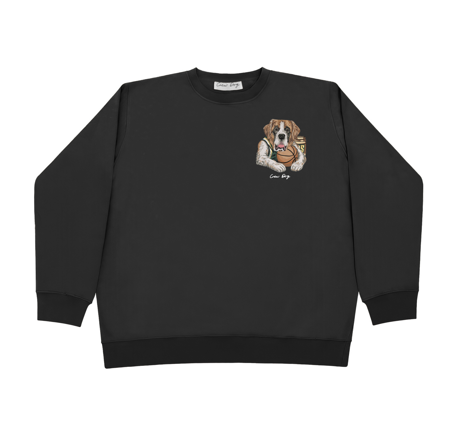 Siena Basketball Embroidered Crewneck