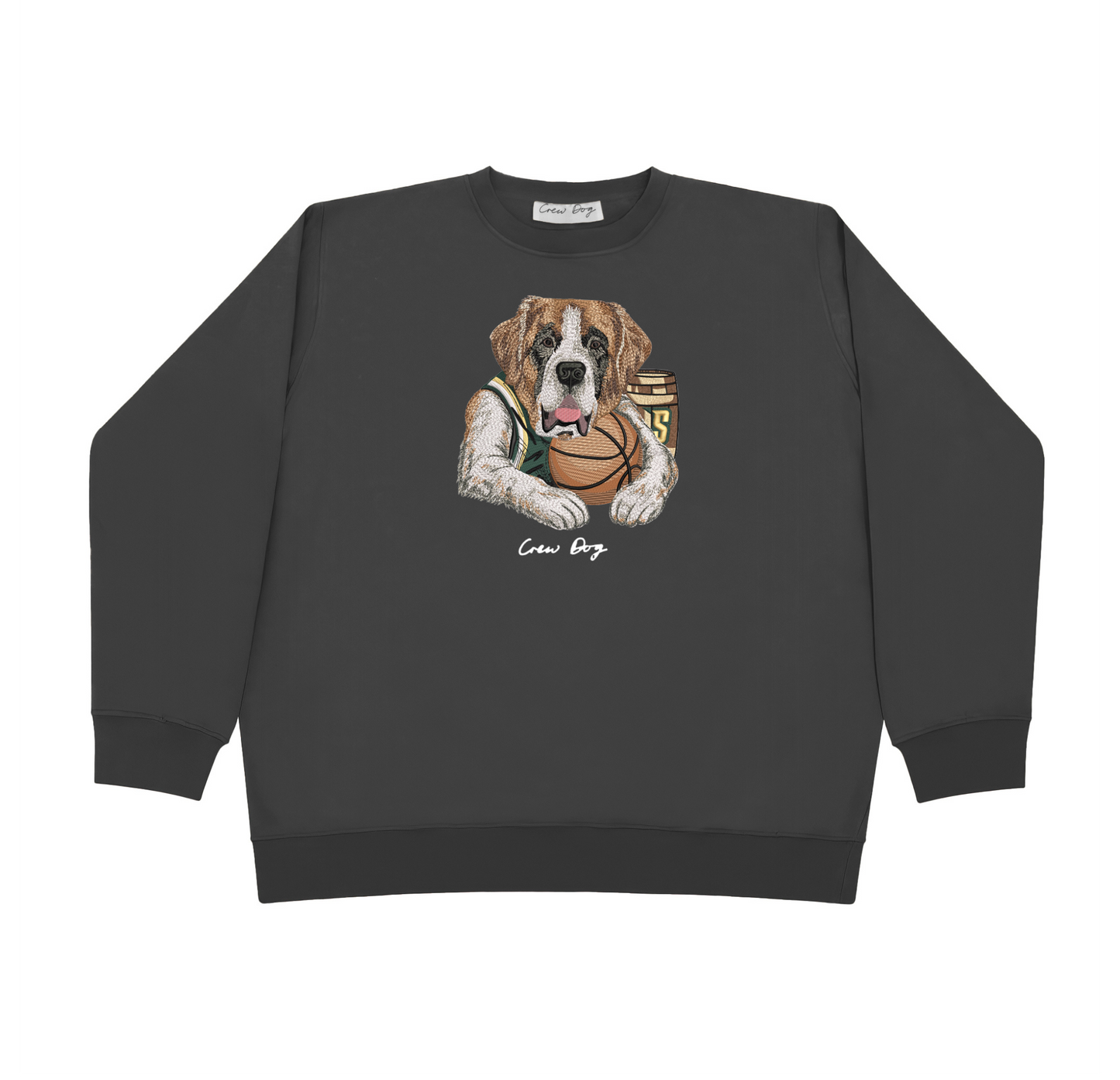 Siena Basketball Embroidered Crewneck