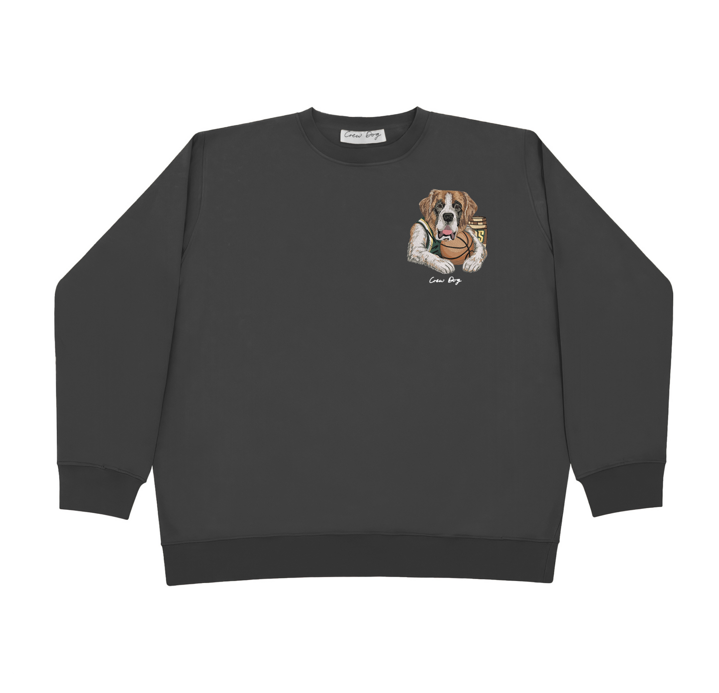 Siena Basketball Embroidered Crewneck