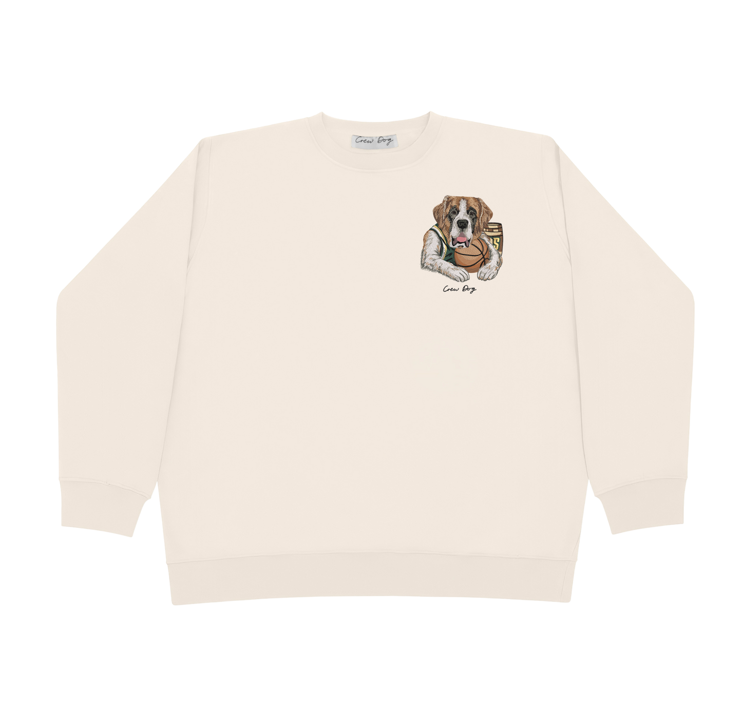 Siena Basketball Embroidered Crewneck