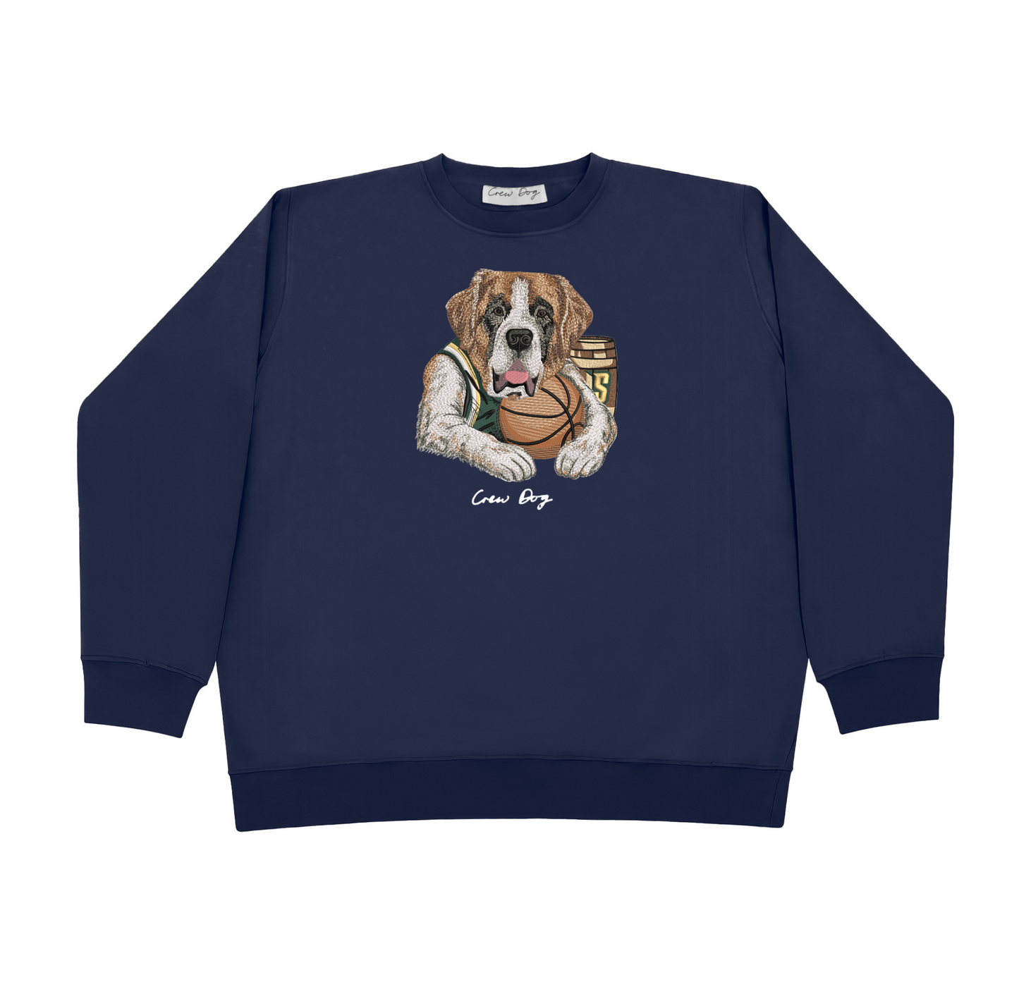 Siena Basketball Embroidered Crewneck