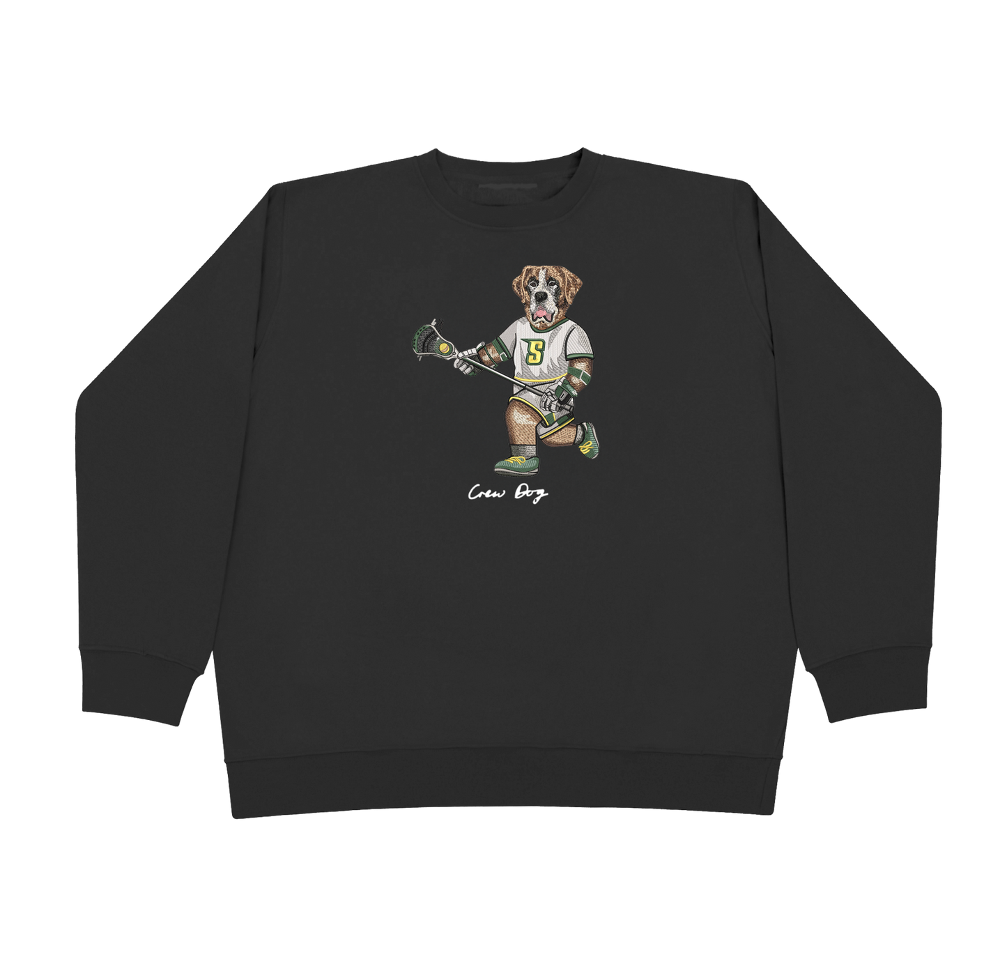 Siena Lacrosse Embroidered Crewneck