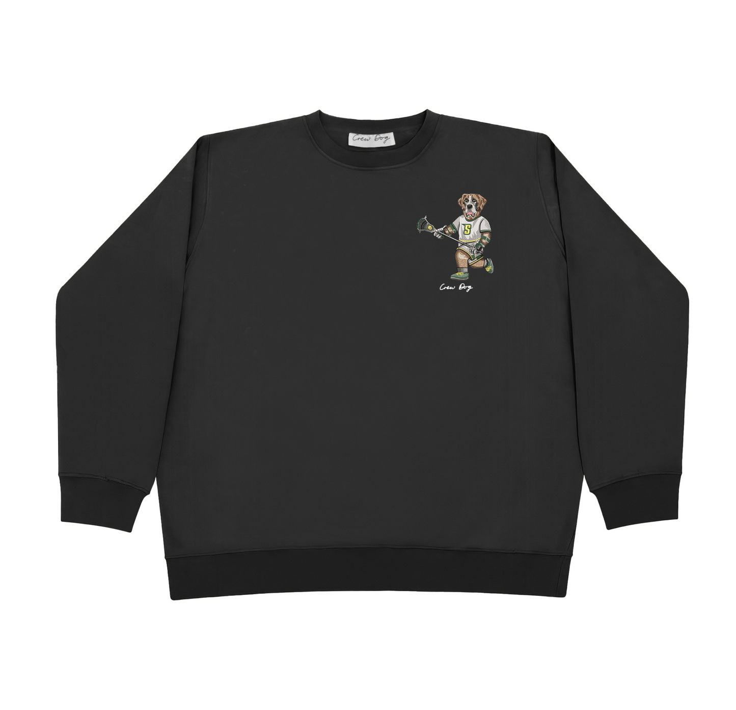 Siena Lacrosse Embroidered Crewneck