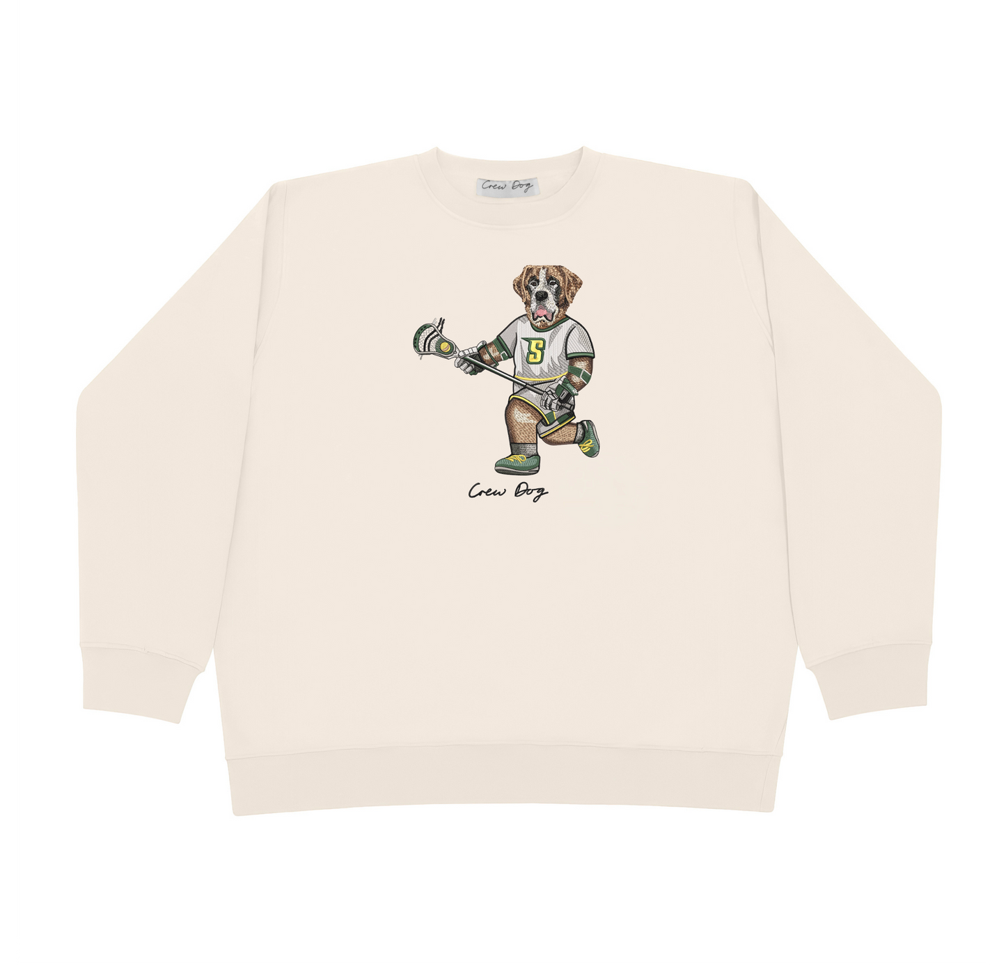 Siena Lacrosse Embroidered Crewneck