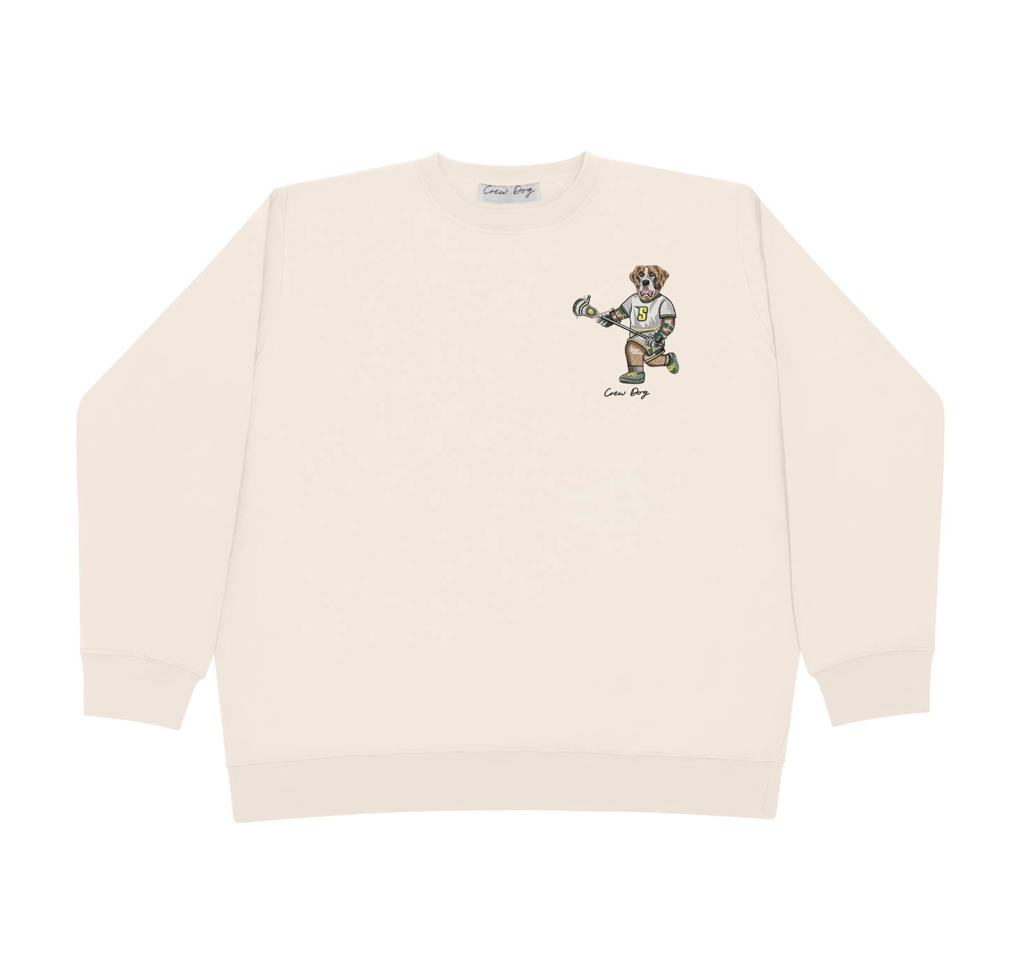 Siena Lacrosse Embroidered Crewneck