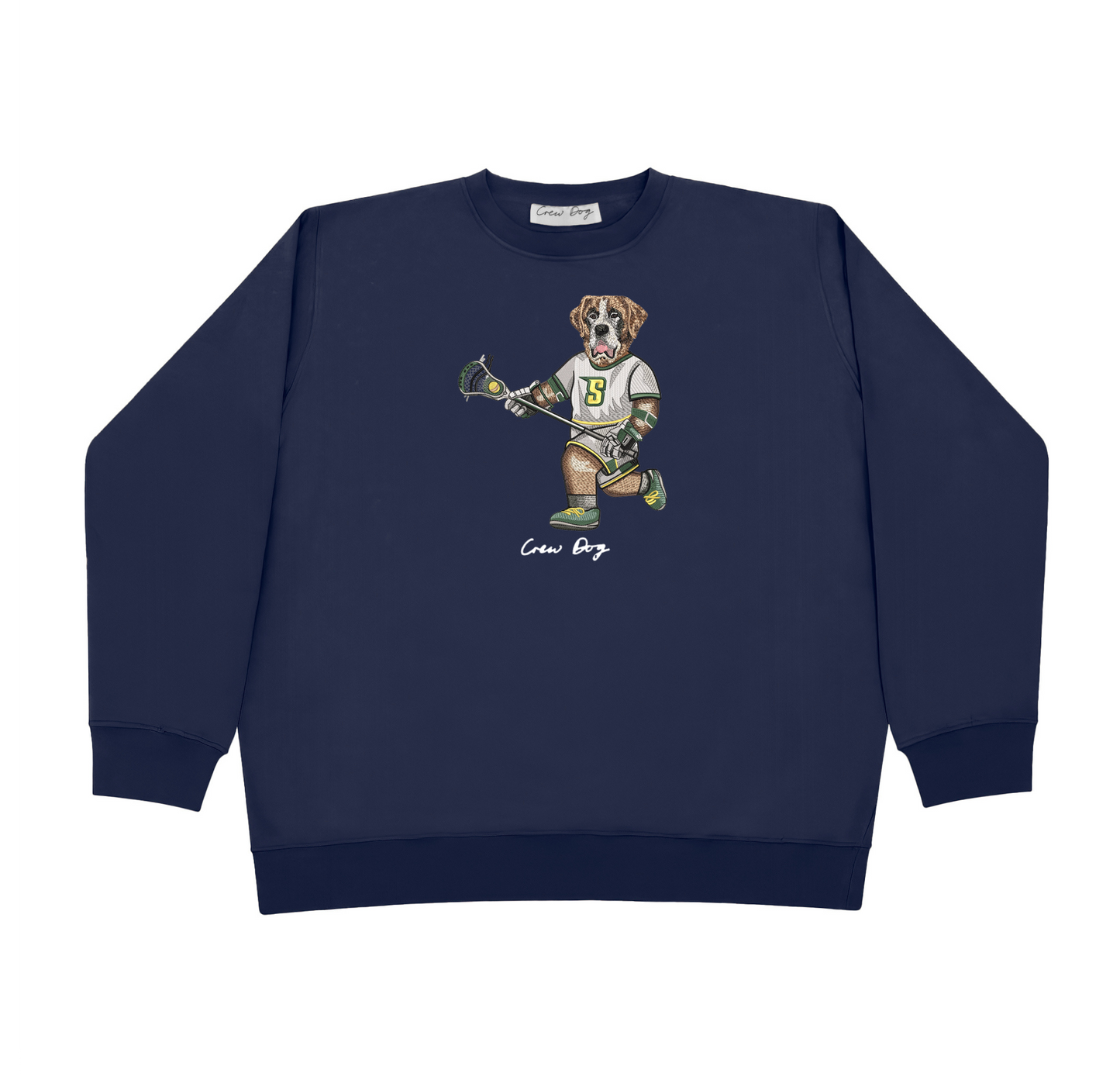 Siena Lacrosse Embroidered Crewneck