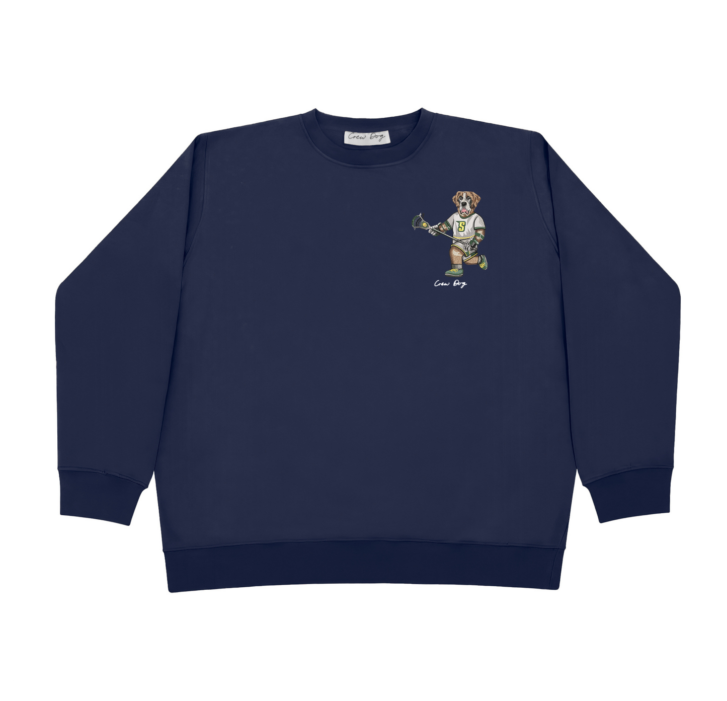 Siena Lacrosse Embroidered Crewneck