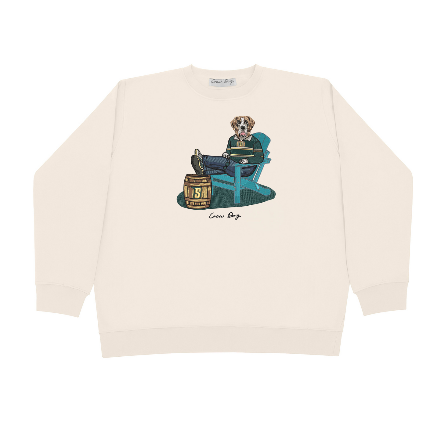 Siena Lounging Embroidered Crewneck