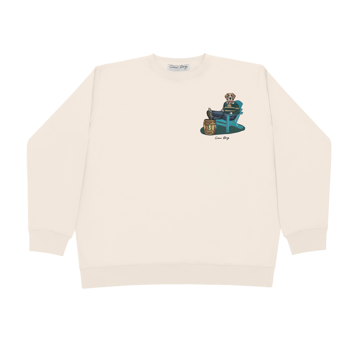 Siena Lounging Embroidered Crewneck