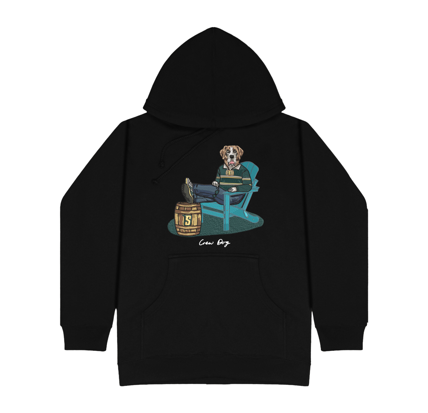 Siena Lounging Embroidered Hoodie