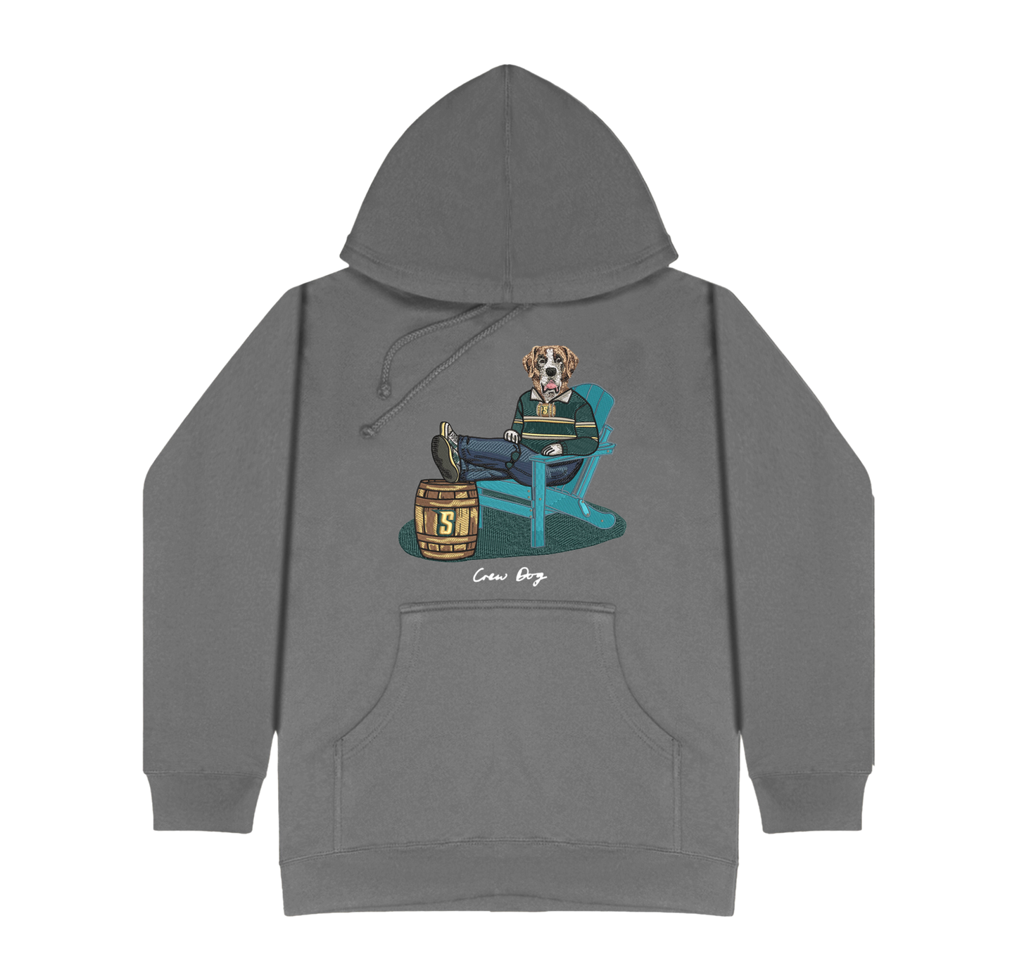 Siena Lounging Embroidered Hoodie