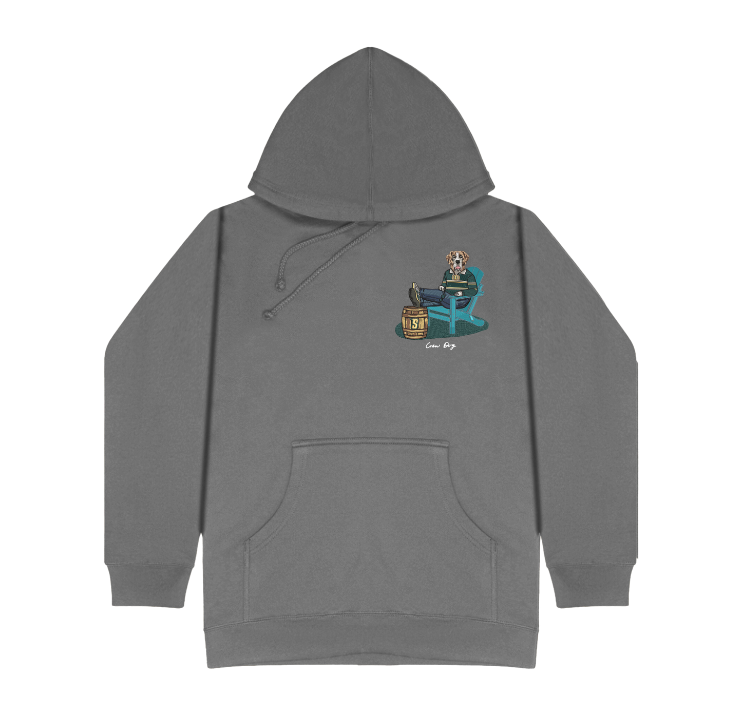 Siena Lounging Embroidered Hoodie
