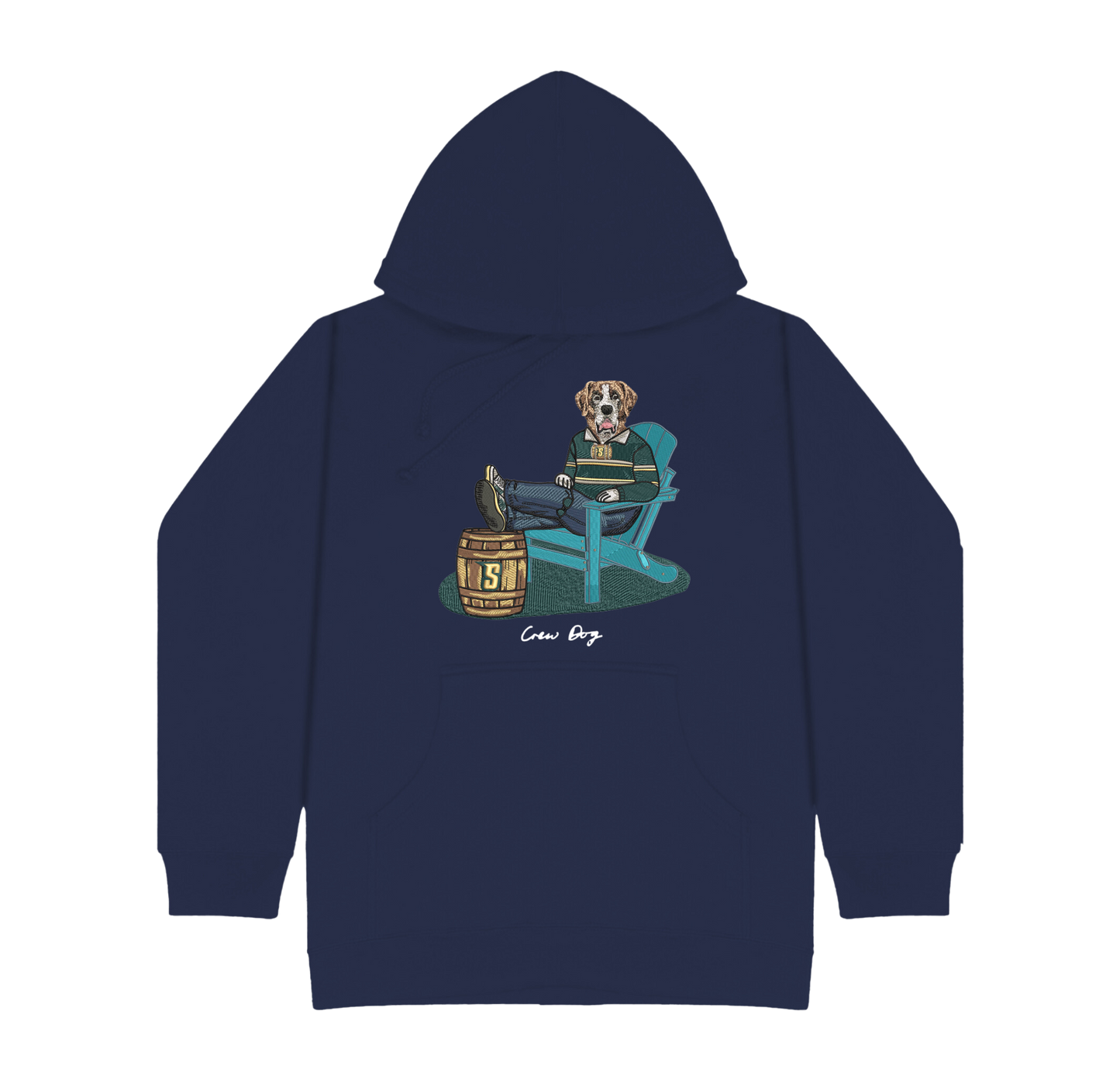 Siena Lounging Embroidered Hoodie