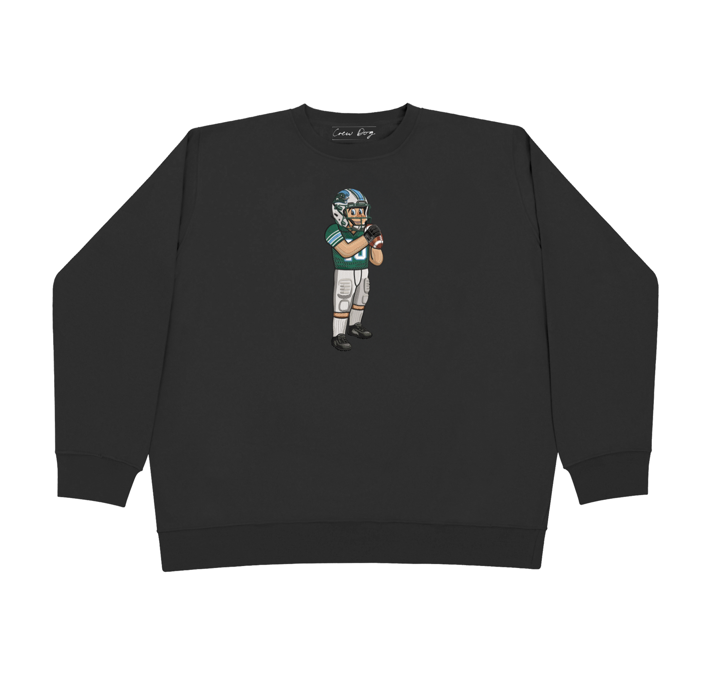 Tulane Football Embroidered Crewneck